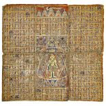 A JAIN MANDALA WITH PADMAVATI, GUJARAT, NORTH-WEST INDIA, 17TH CENTURY