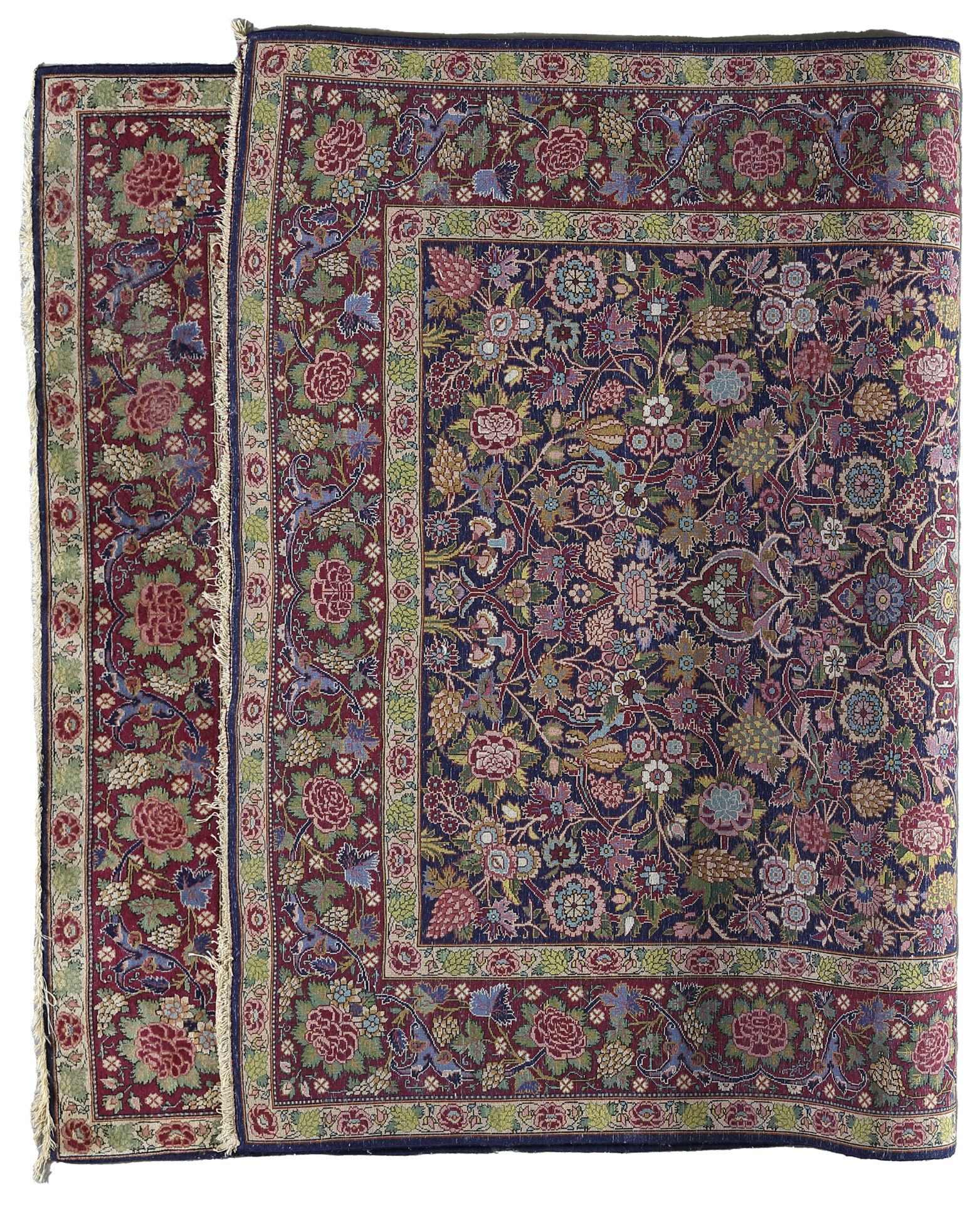 A KURK KASHAN RUG, PERSIA, 1920 - Image 2 of 2