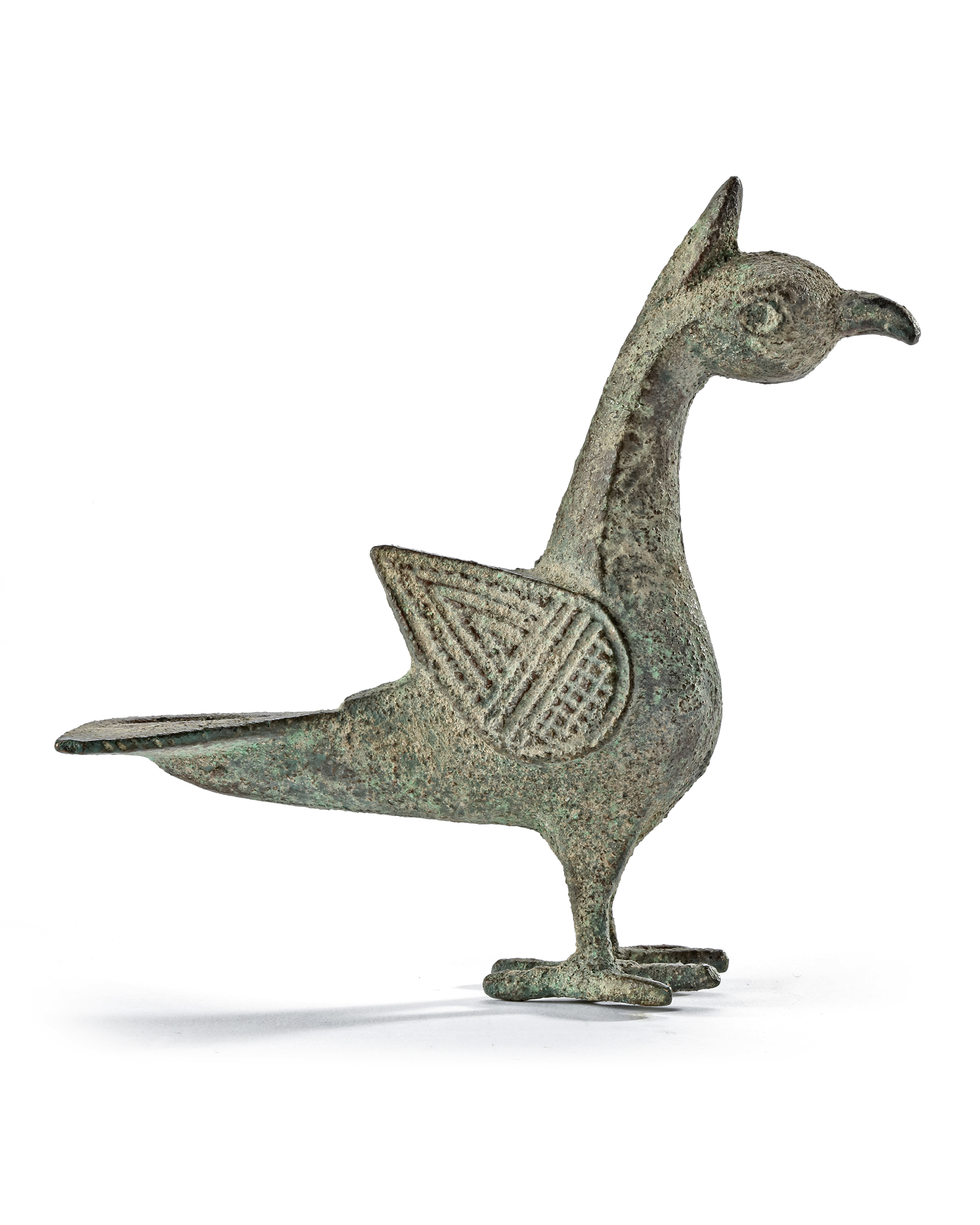 A SELJUK BRONZE BIRD INCENSE BURNER, PERSIA, 12TH CENTURY - Image 6 of 9