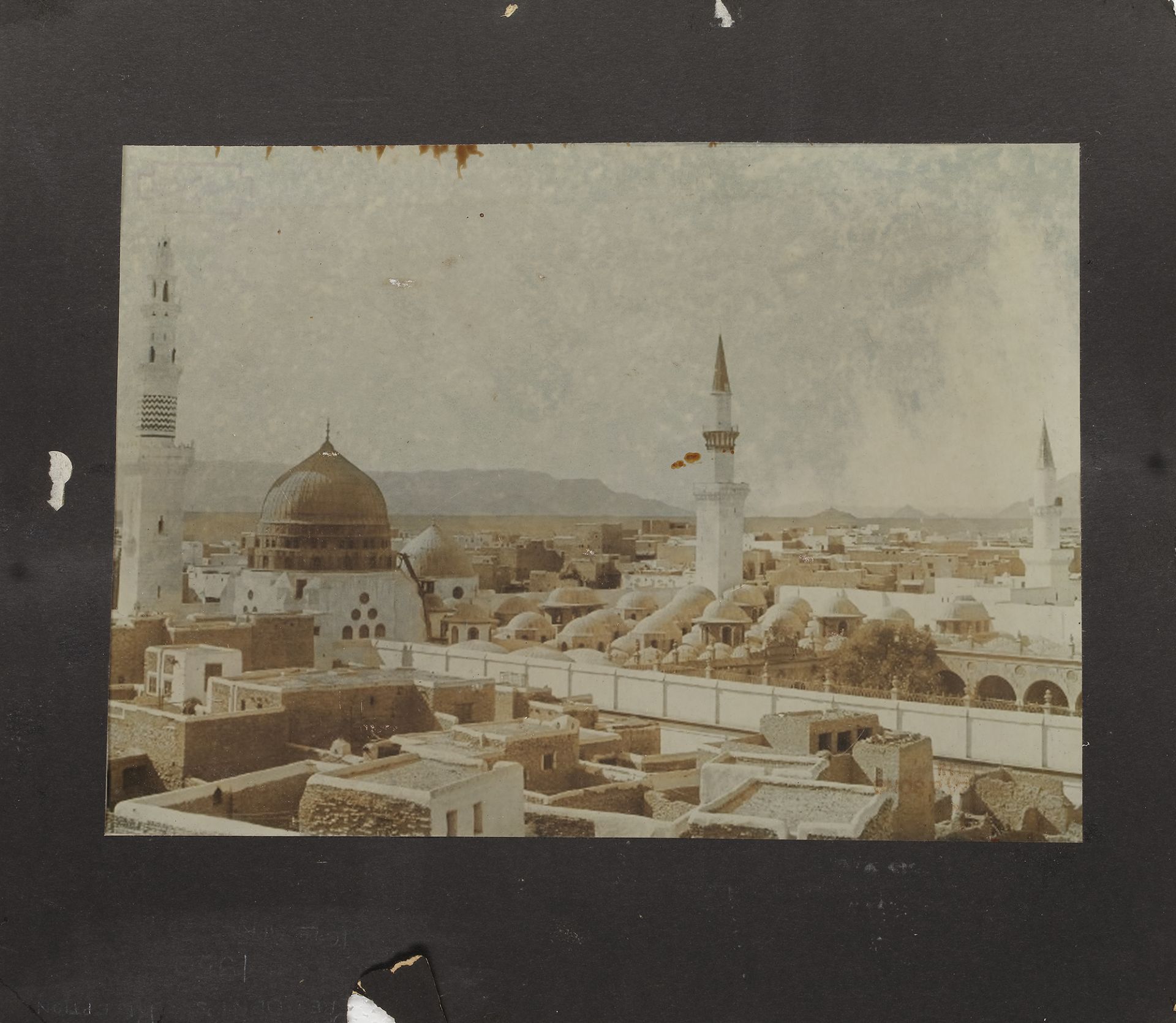 MECCA AND MEDINA, A COLLECTION OF 14 PHOTOGRAPHS DURING THE HAJJ, EARLY 20TH CENTURY - Image 14 of 15
