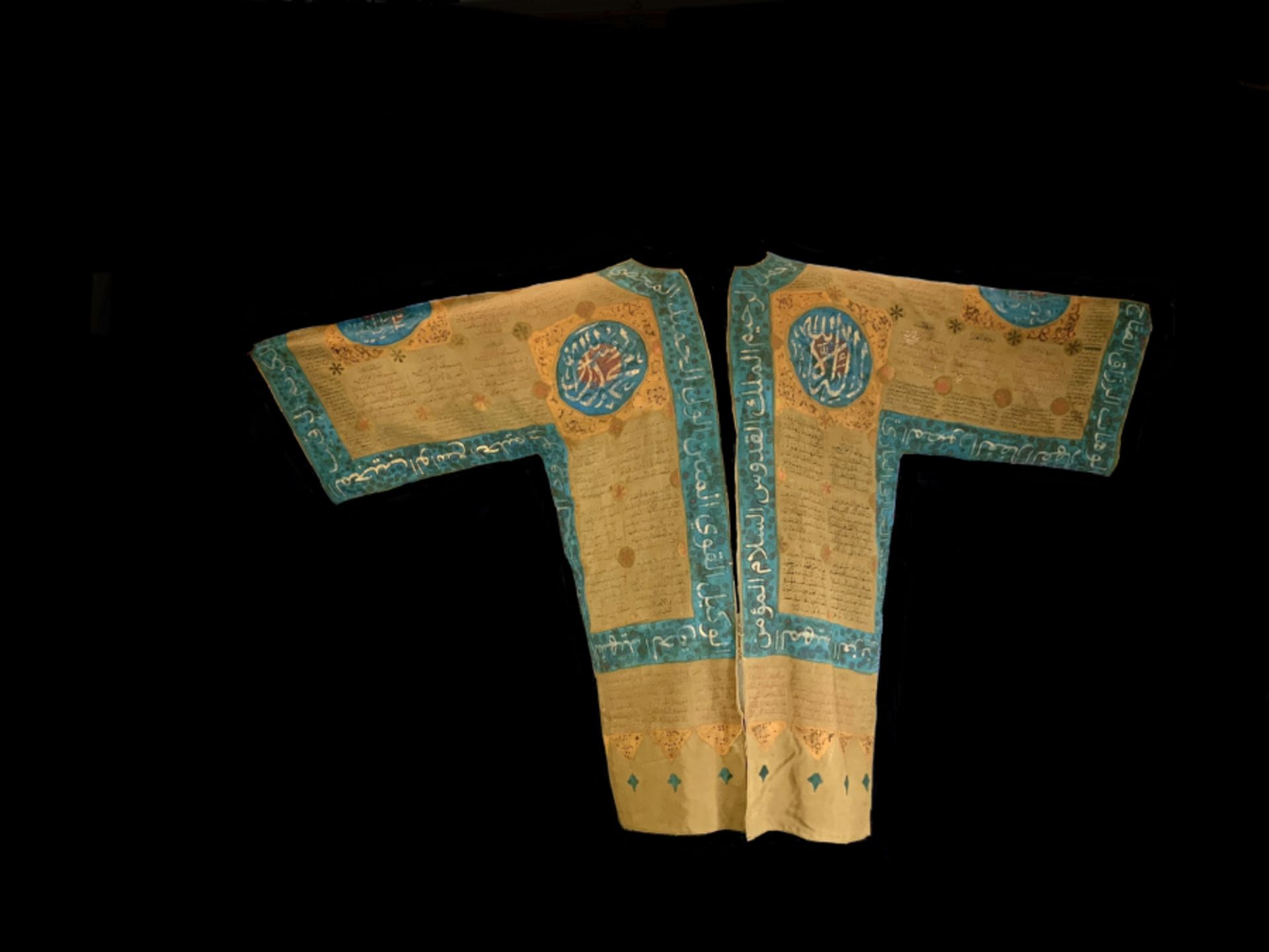 18-19th century large Ottoman Talismanic shirt - Image 7 of 9