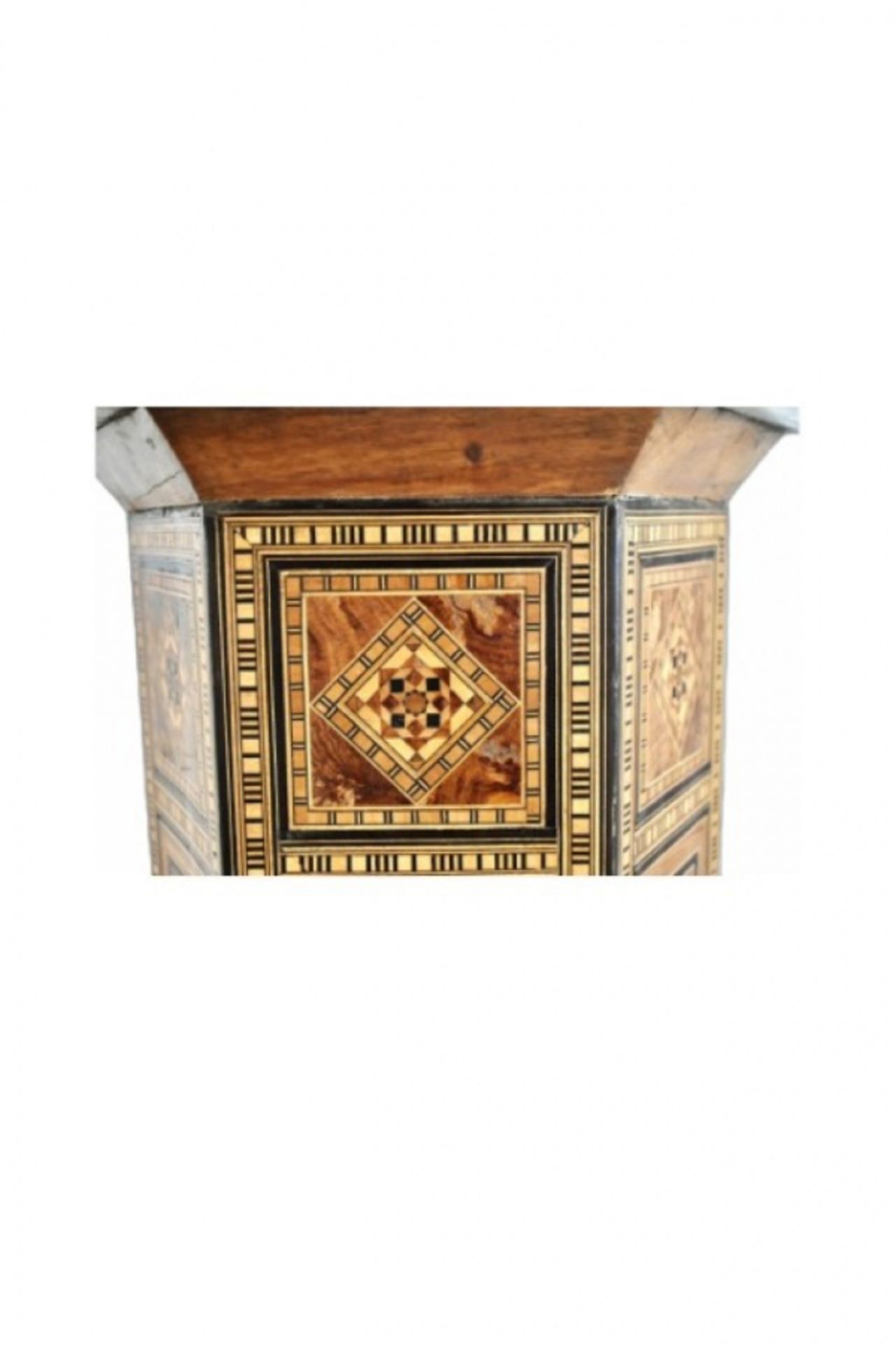 Moroccan or Syrian pedestal table - Image 6 of 7