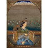 Persian miniature of a Persian princes