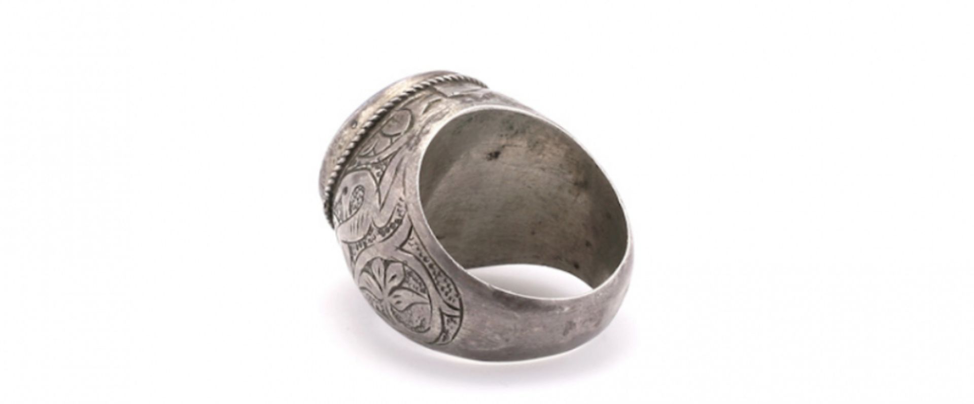 Three Ottoman silver rings - Image 9 of 11