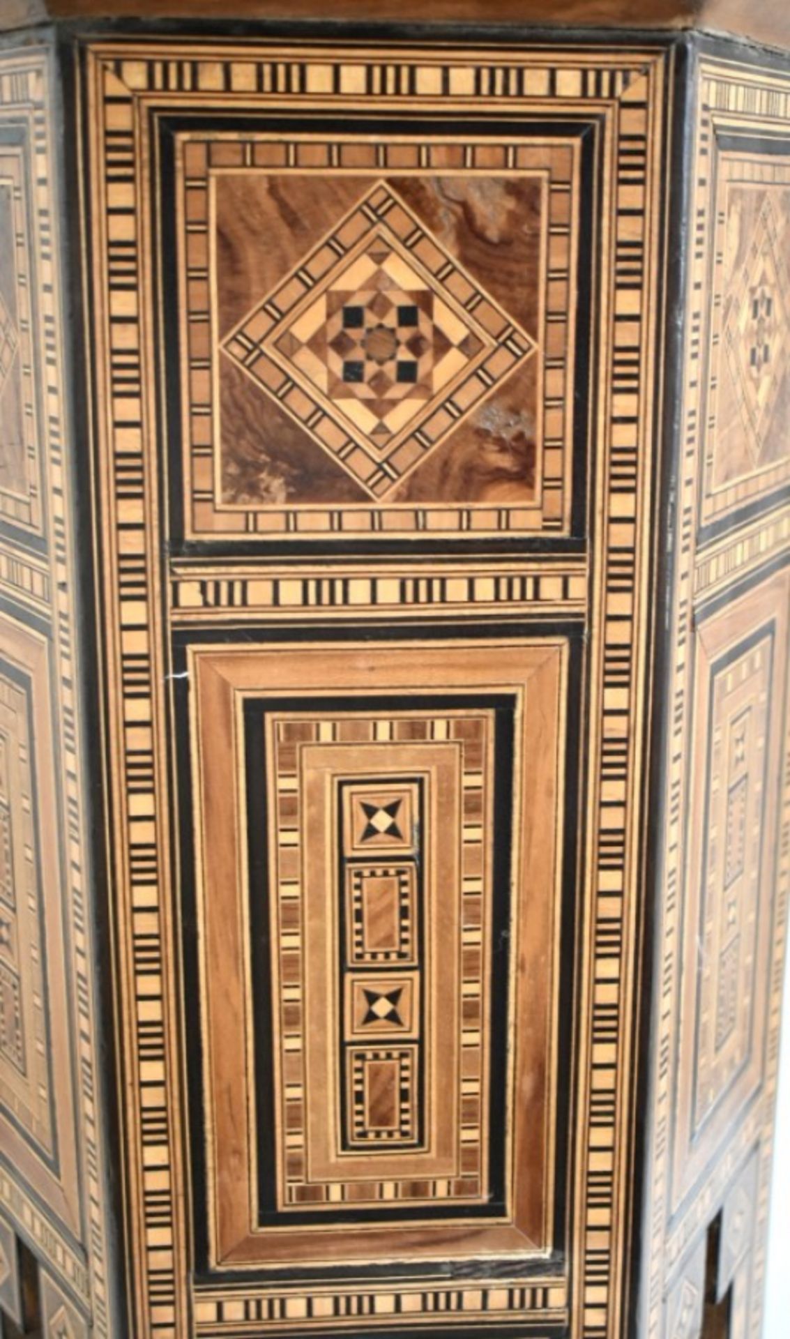 Moroccan or Syrian pedestal table - Image 4 of 7