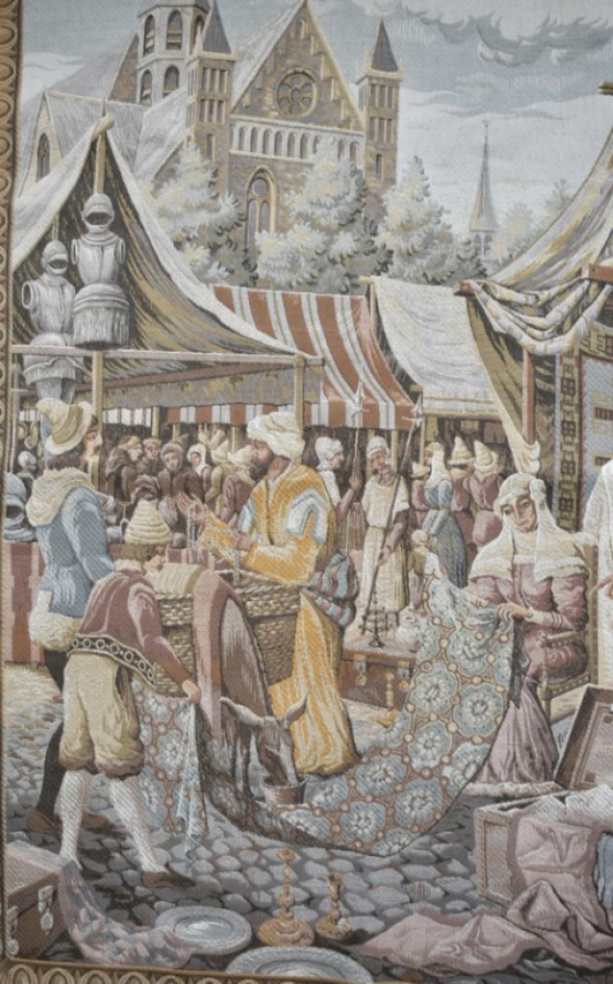 Orientalist Tapestry Panel - Image 2 of 4