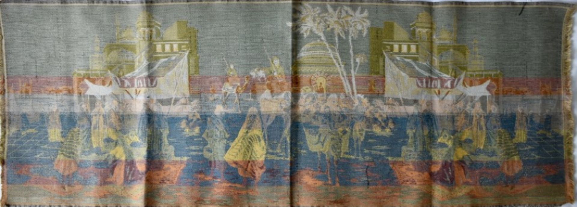 Orientalist Tapestry Panel - Image 5 of 5