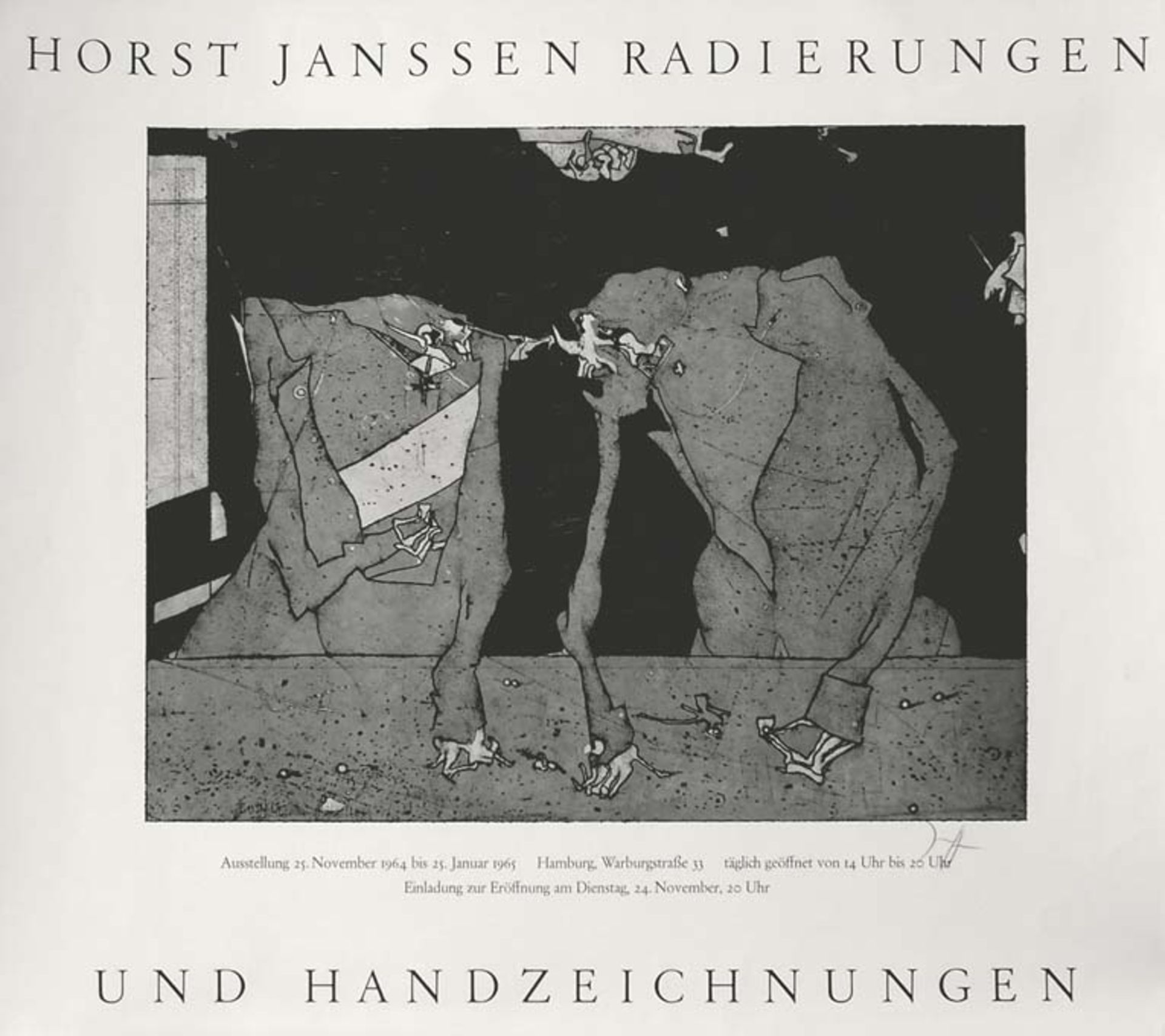 -Janssen, Horst, Radierungen und Handzeichnungen.