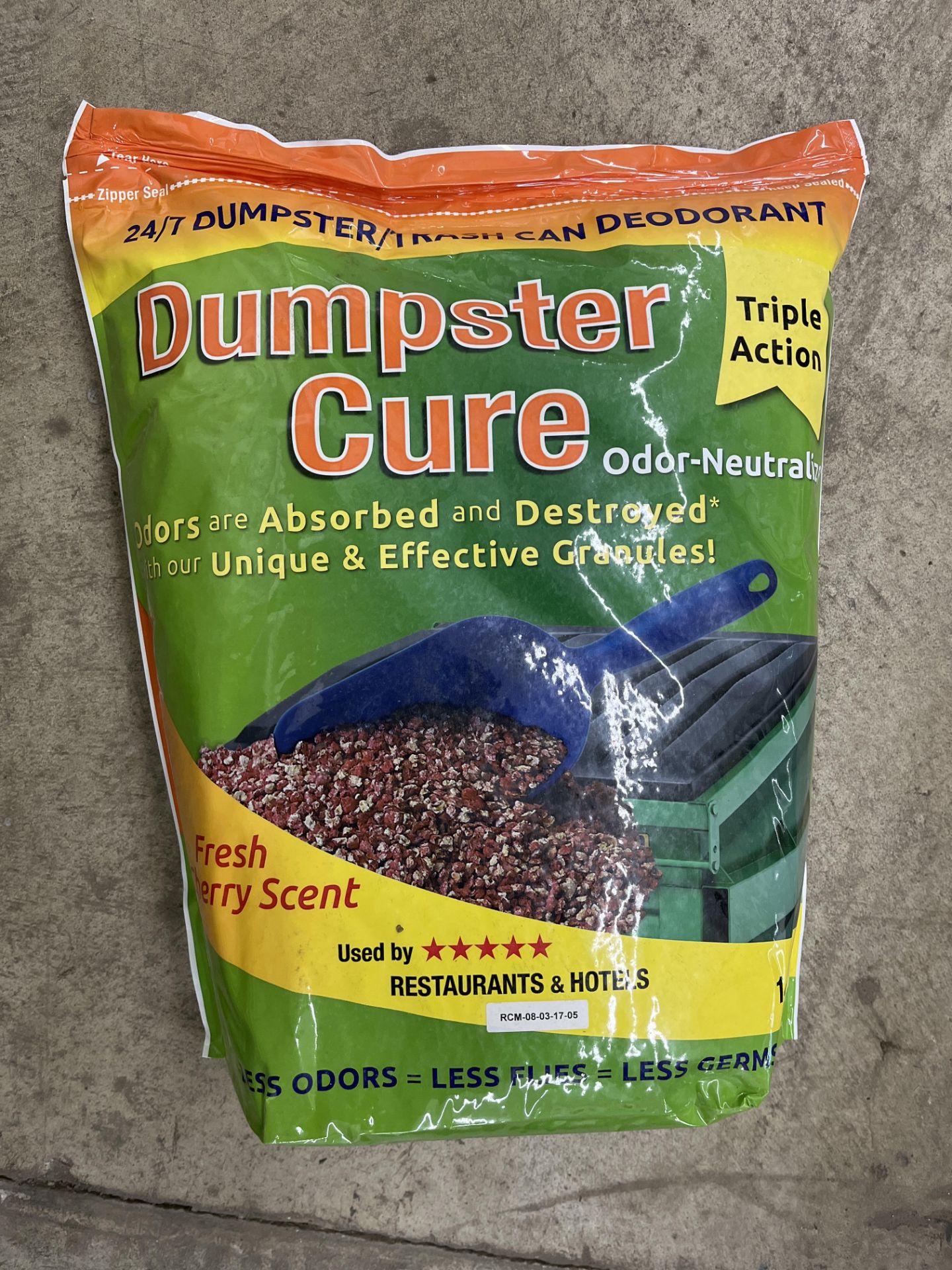 (3x) 14lb Bag of Dumpster Cure Odor Neutralizer
