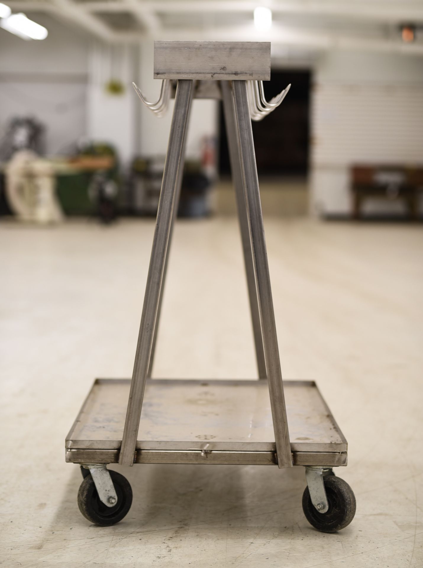 Stainless Steel 10-Hook Meat Cart - Image 2 of 3