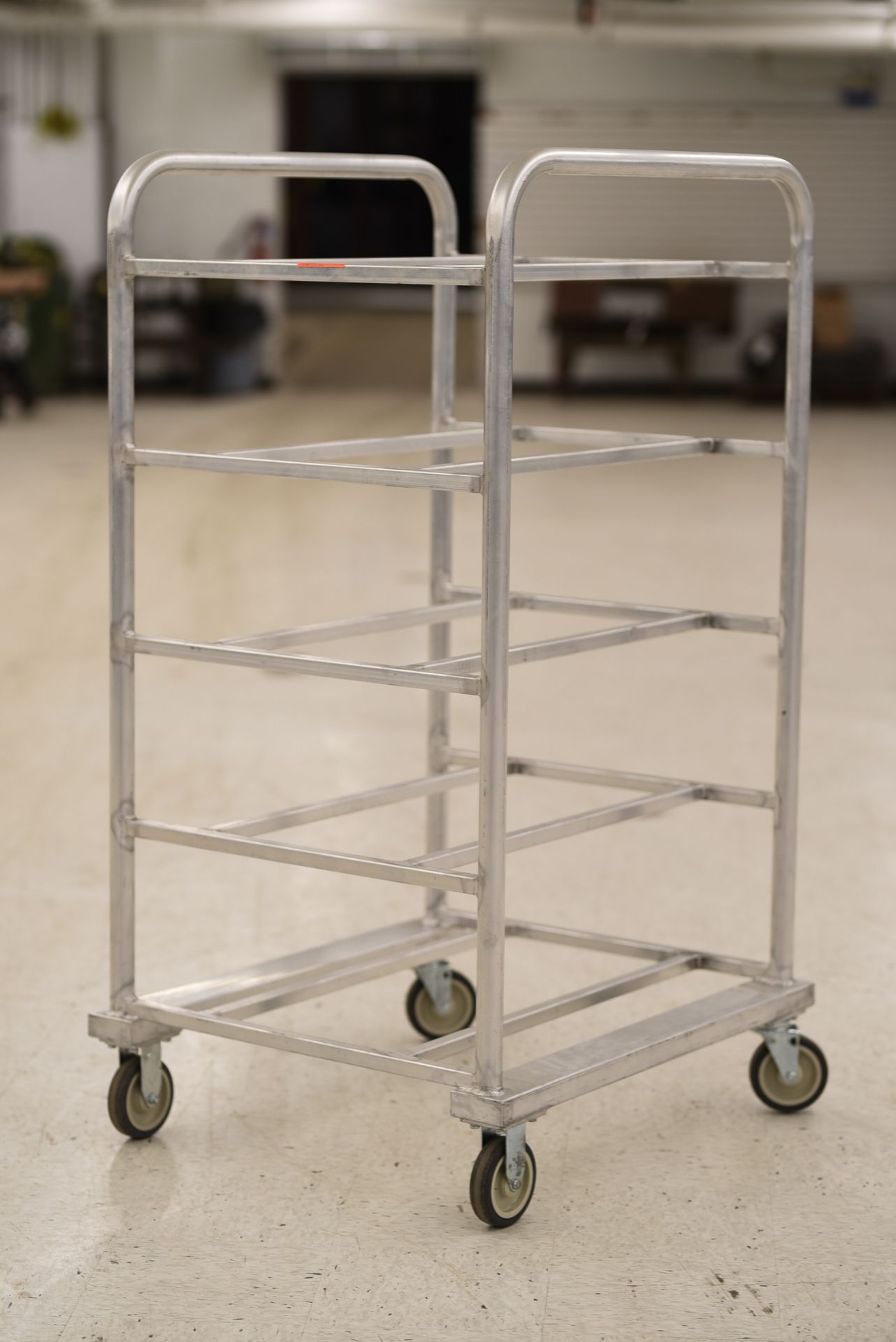 5-Tier Stainless Steel Rolling Lugger Cart