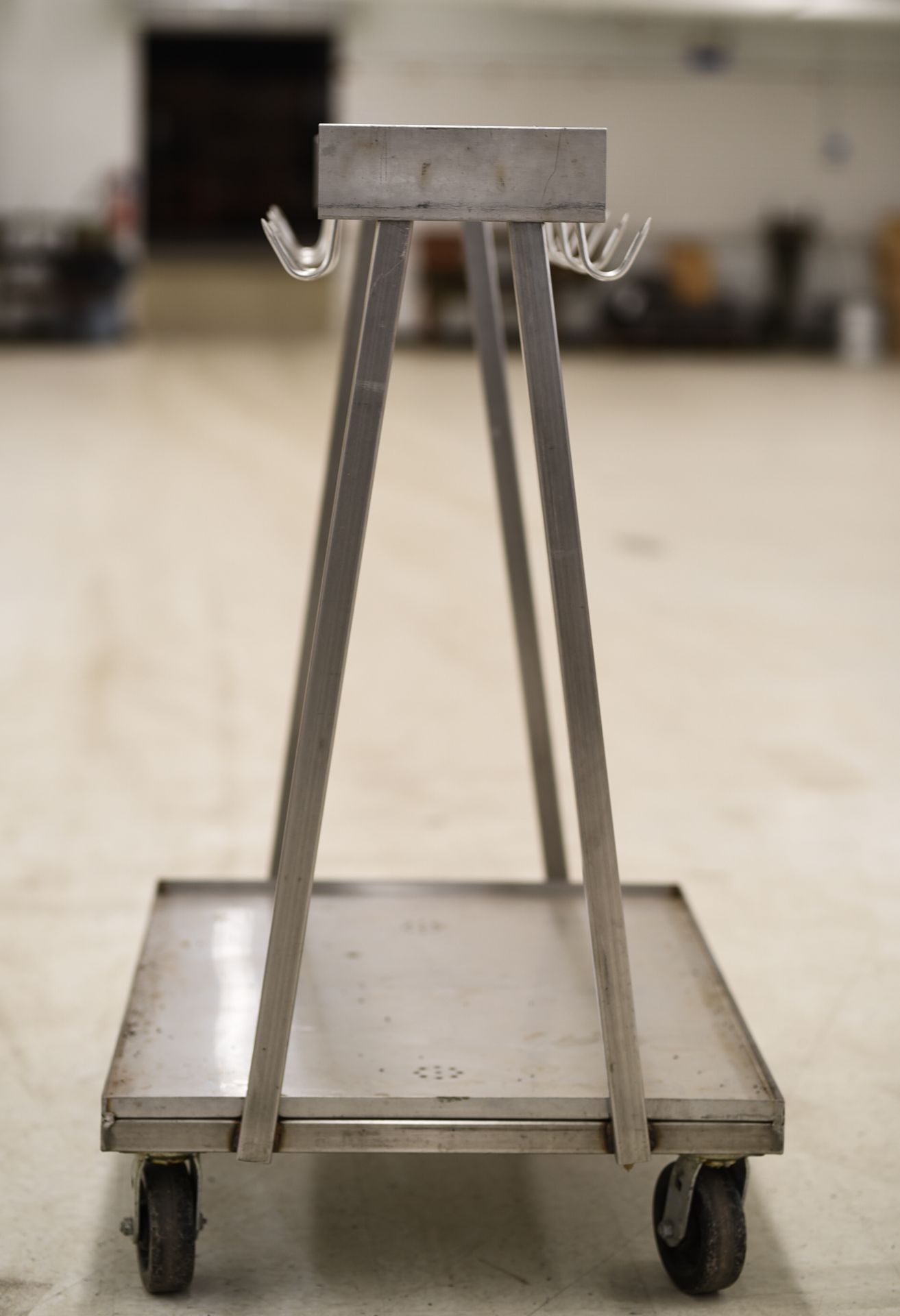 Stainless Steel 10-Hook Meat Cart - Image 3 of 3