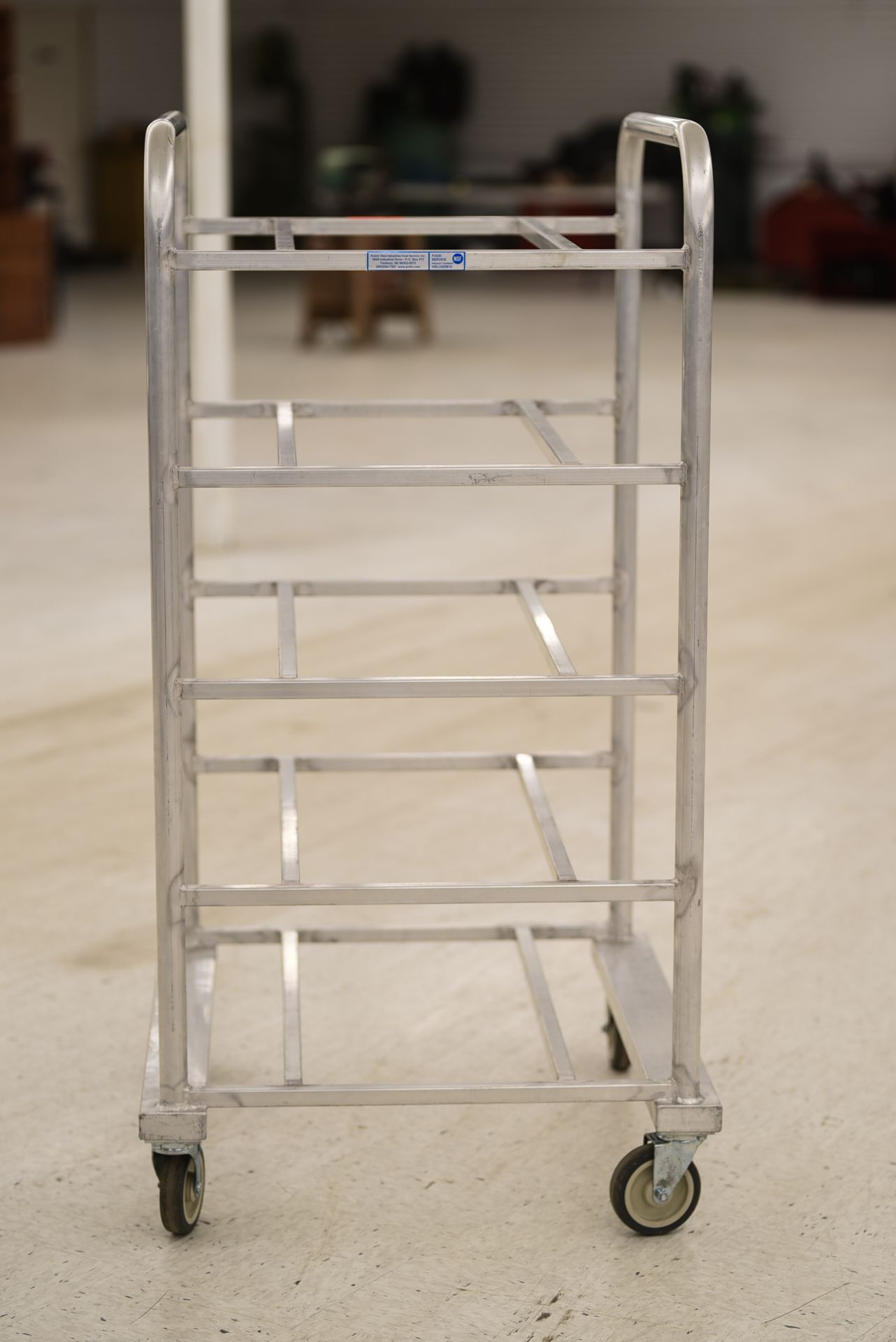 5-Tier Stainless Steel Rolling Lugger Cart - Image 3 of 3