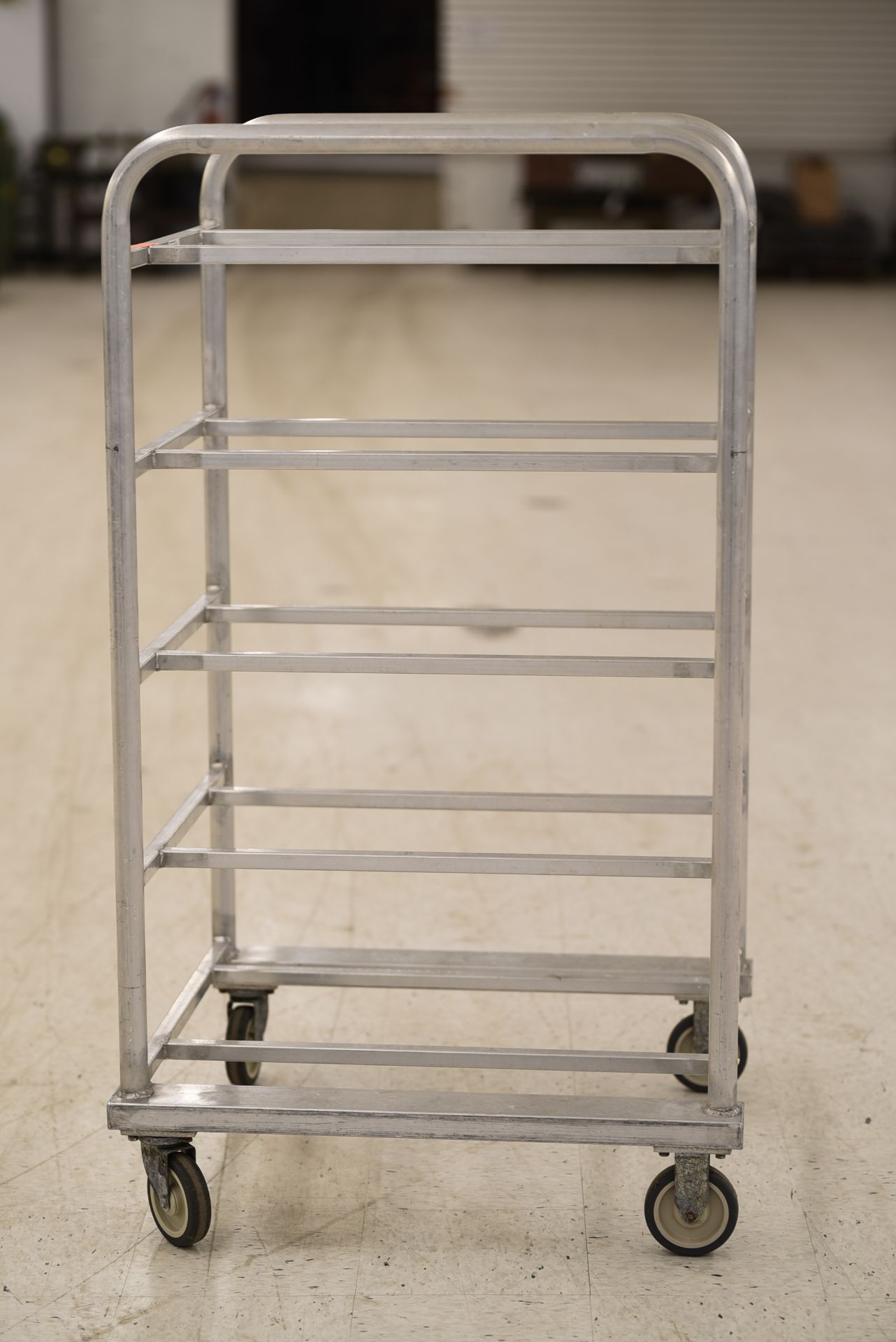 5-Tier Stainless Steel Rolling Lugger Cart - Image 2 of 3