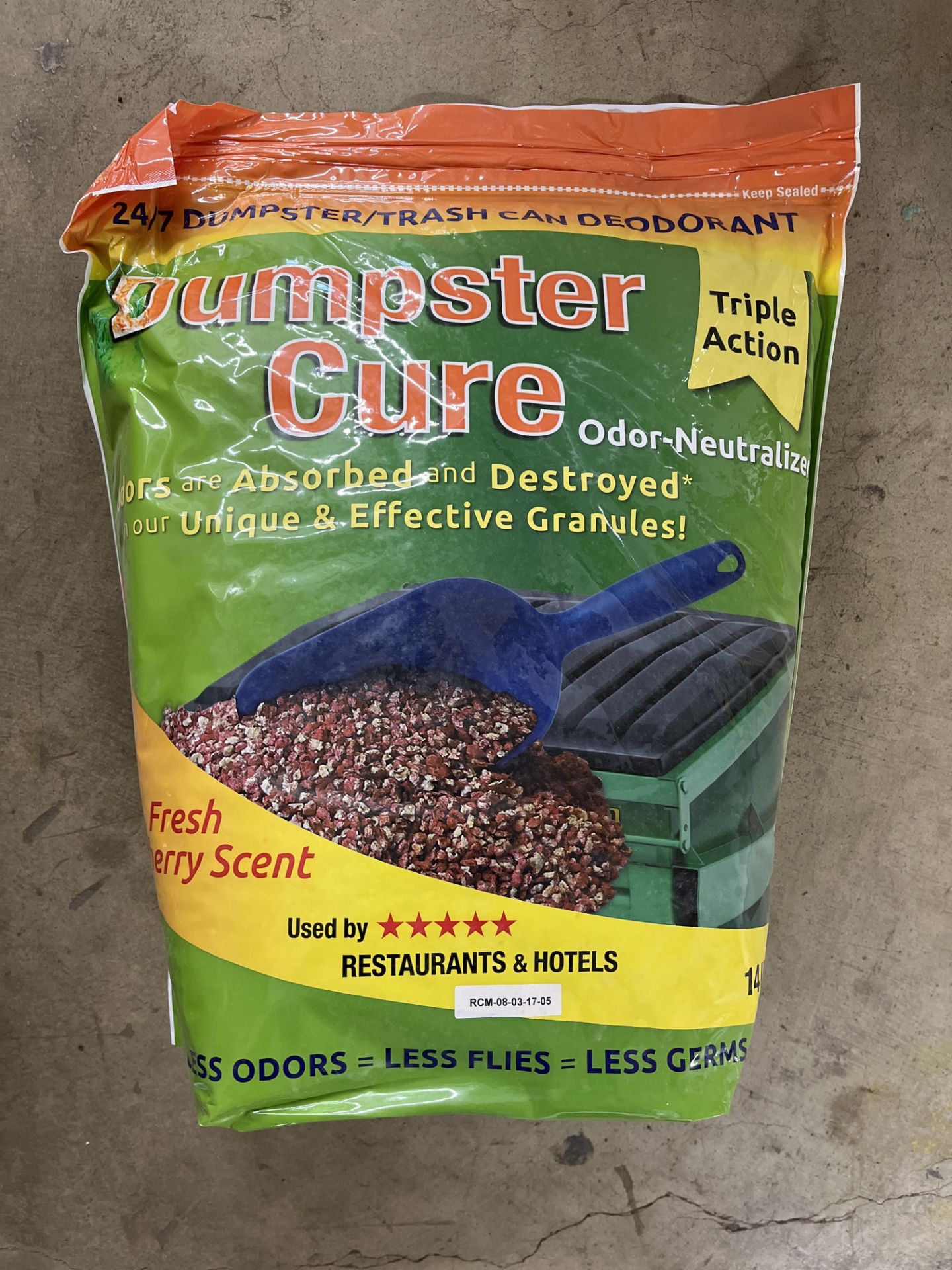 (23x) 14lb Bag of Dumpster Cure Odor Neutralizer