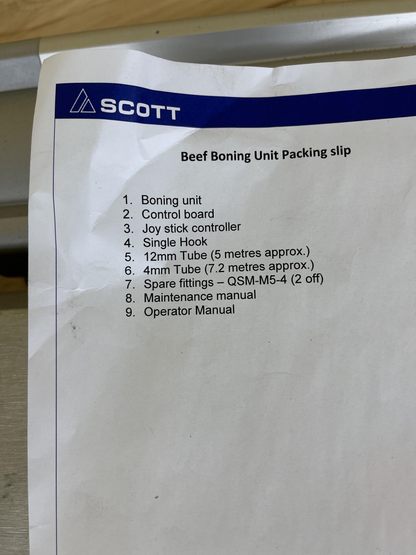 New Scott Beef Boning Unit - Image 3 of 3