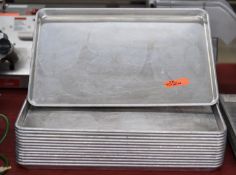 (14x) Stainless Steel Bakery Trays