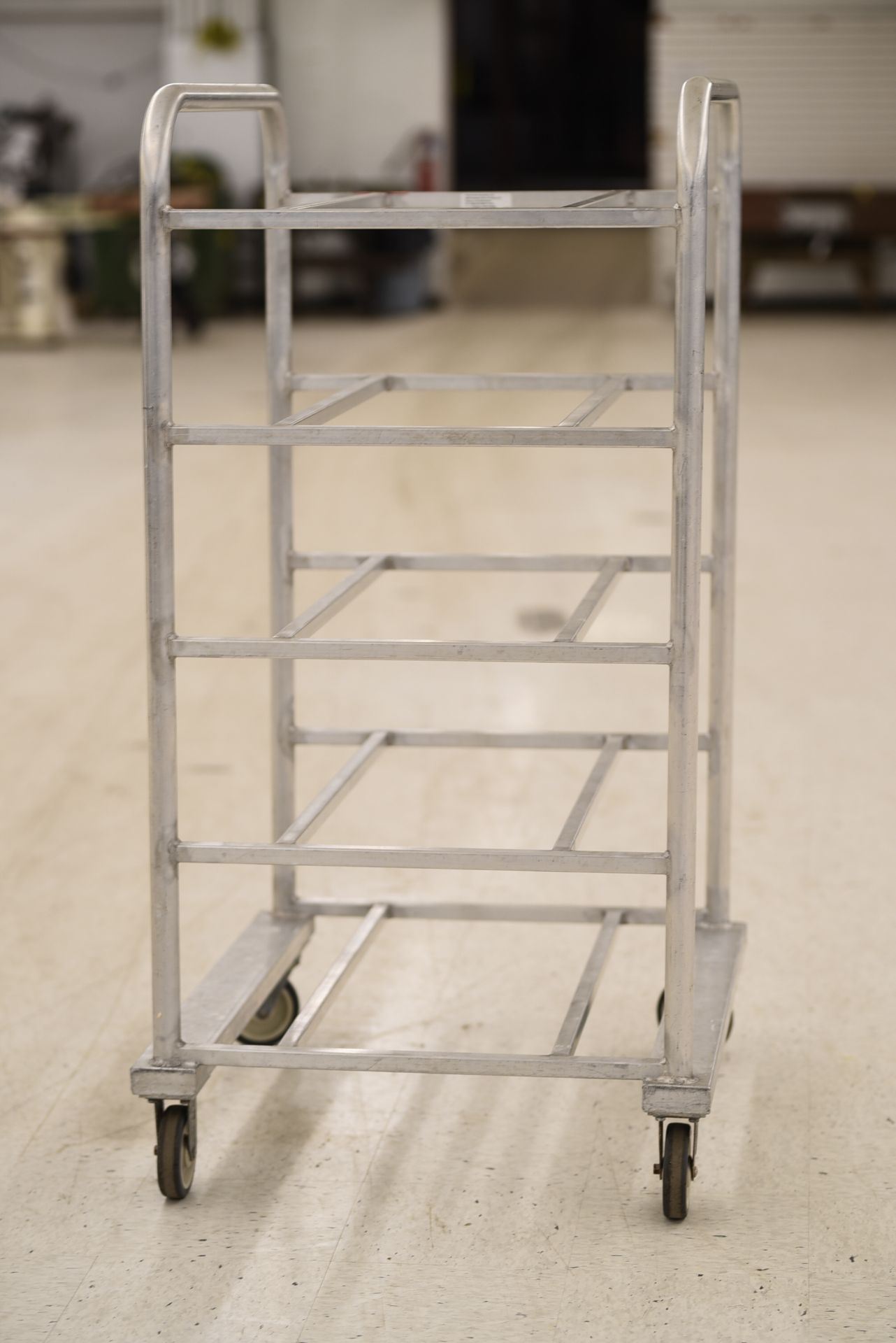 5-Tier Stainless Steel Rolling Lugger Cart - Image 3 of 3