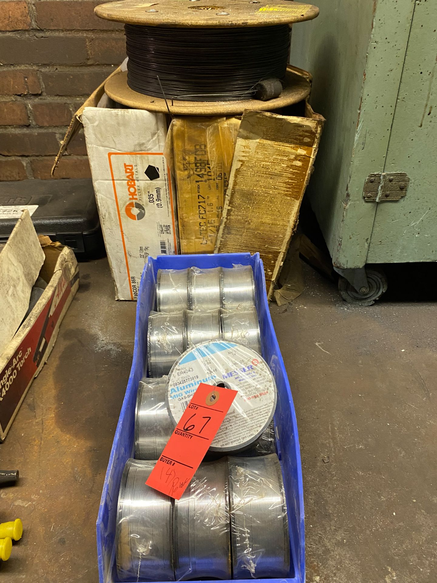 Lot of Assorted Welding Wire