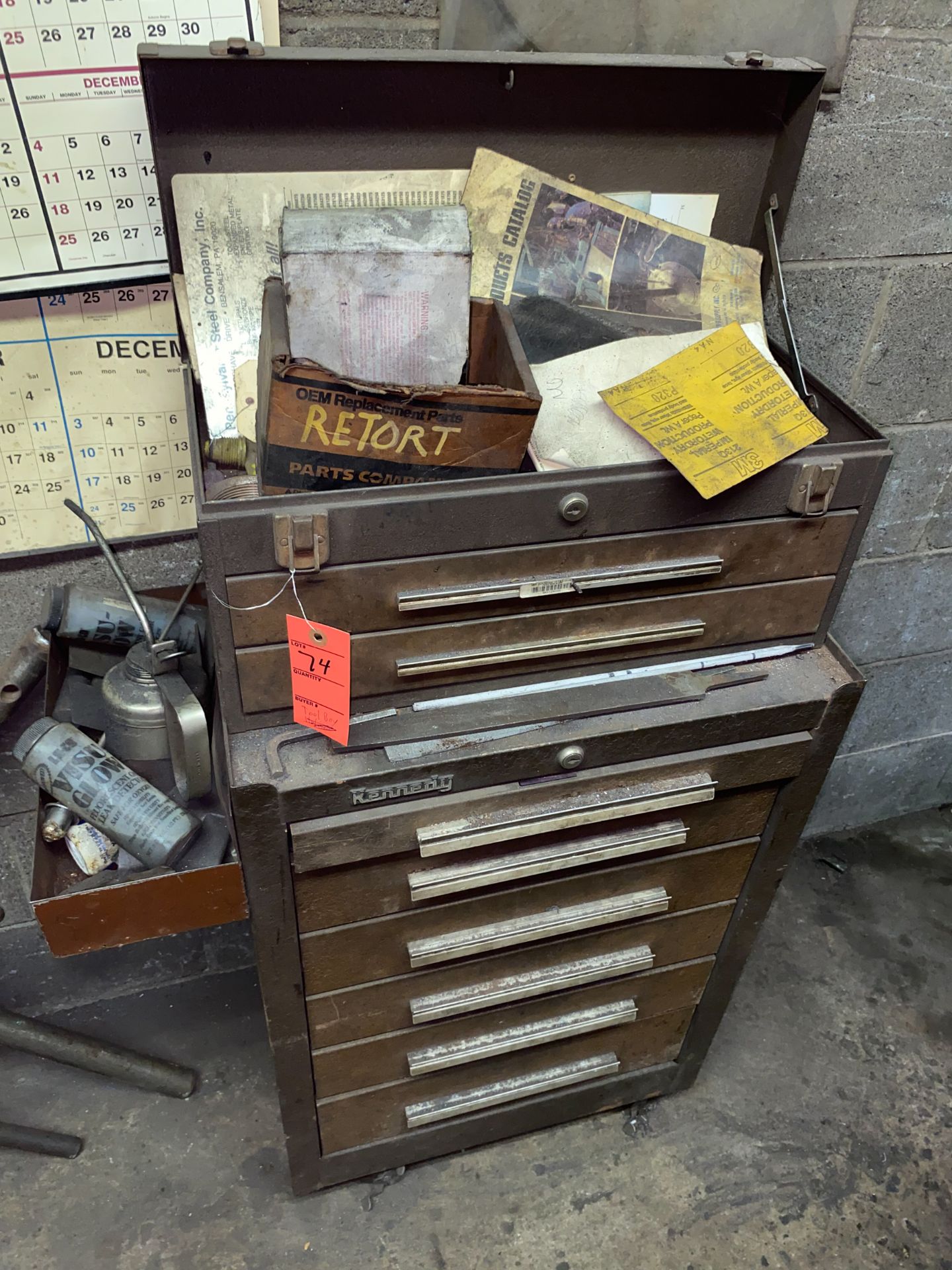 Kennedy Tool Chest W/Contents