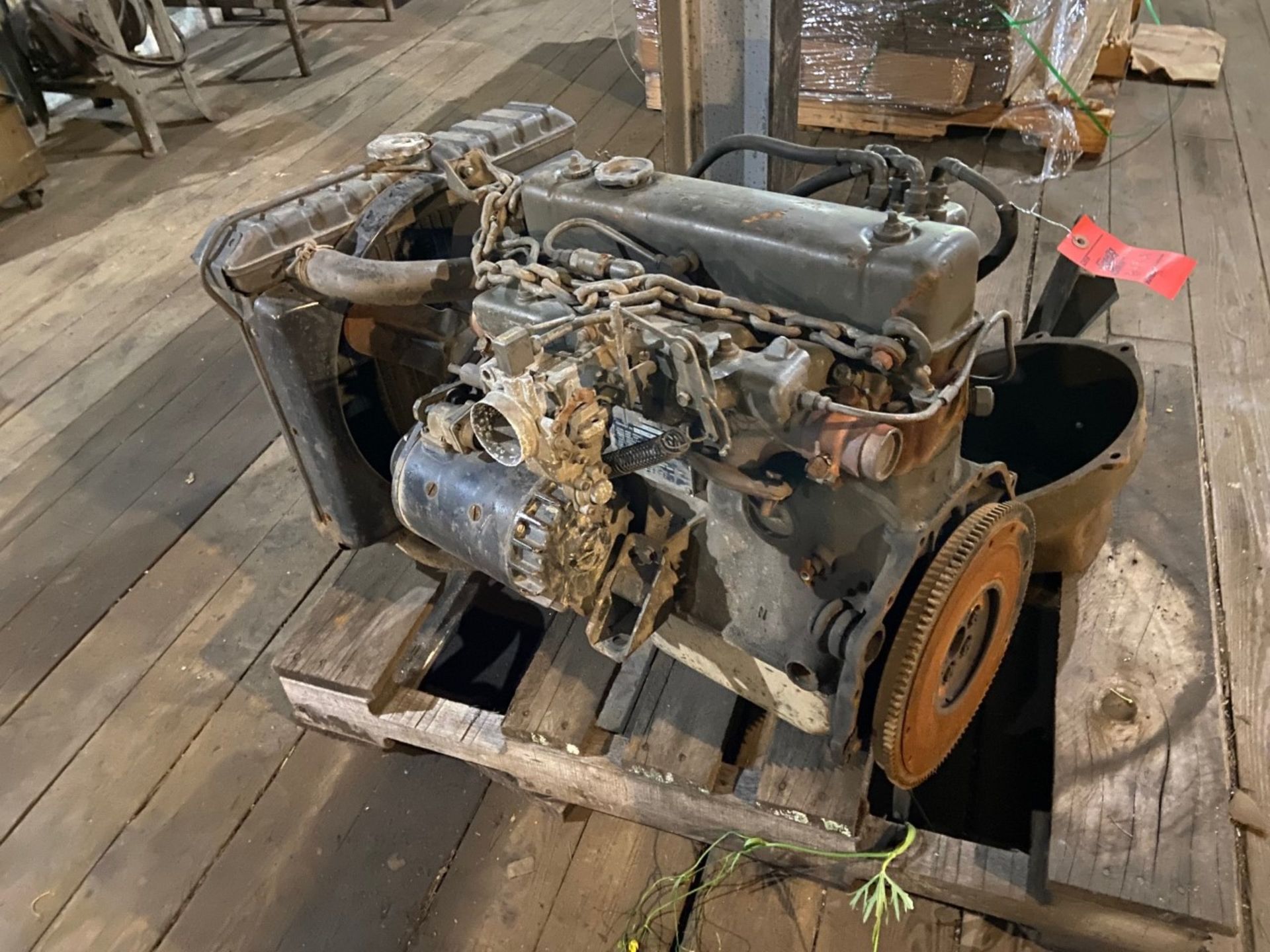 Vintage M151 Military AMC Jeep 4-Cylinder Engine.