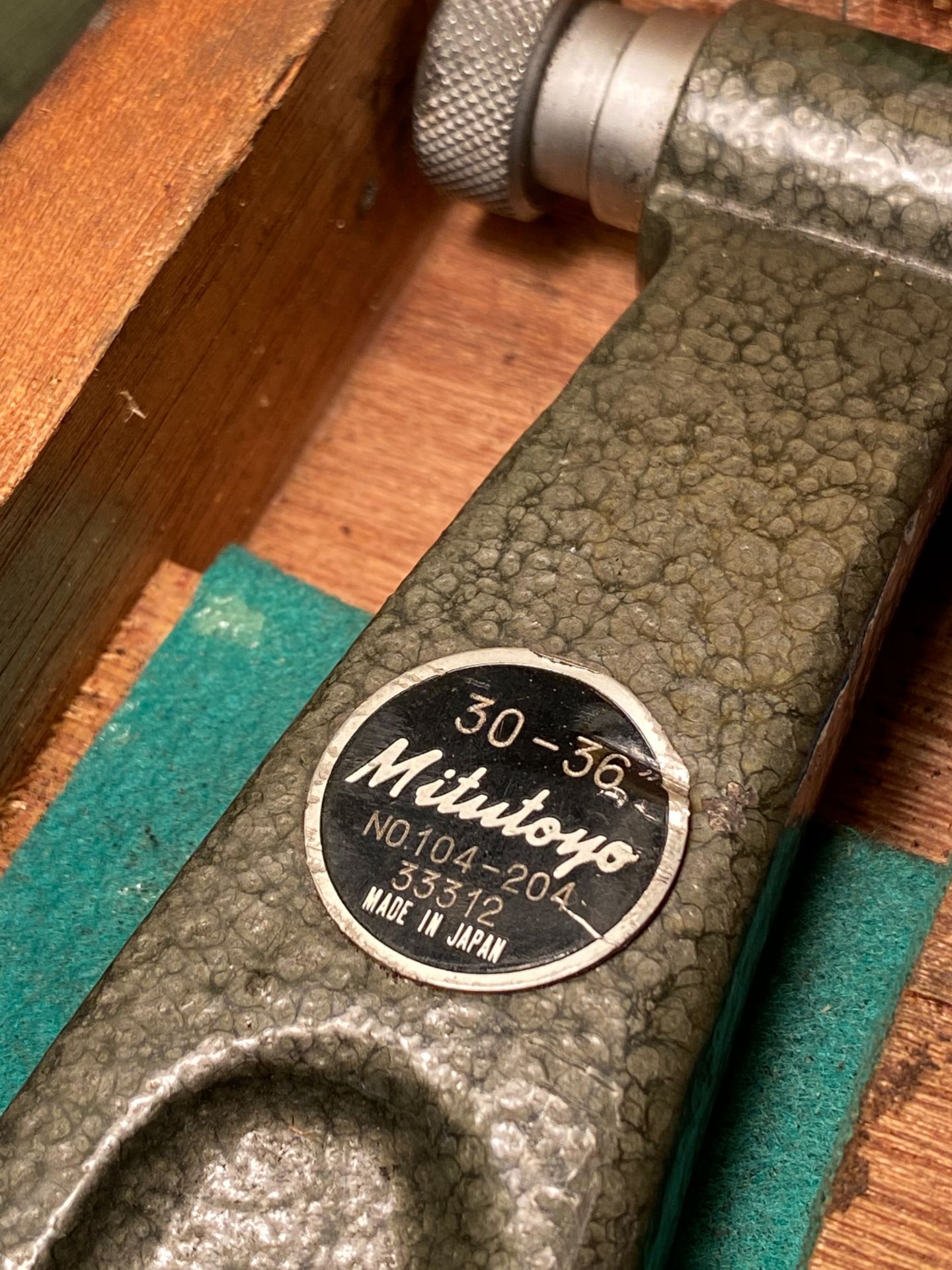 Mitutoyo 30"-36" Micrometer - Image 3 of 3