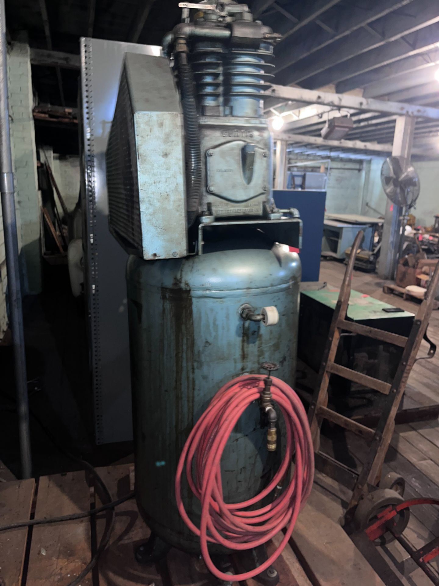 Curtis Vertical Air Compressor w/ Cast Iron Pump - Image 3 of 3