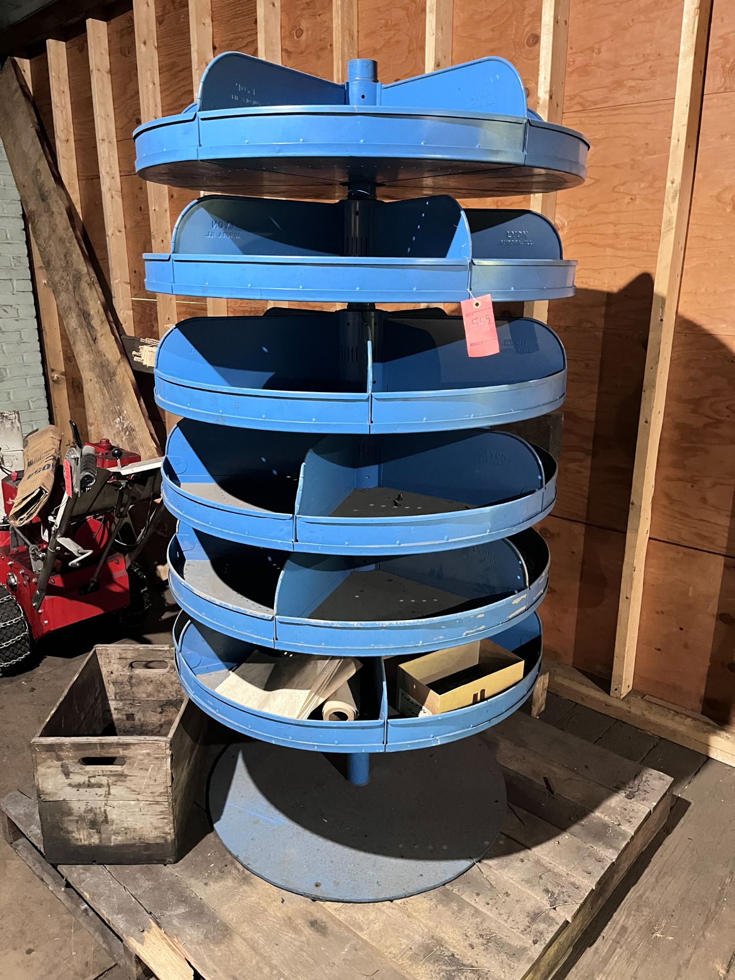 6-Tier Rotating Circular Shelving Unit