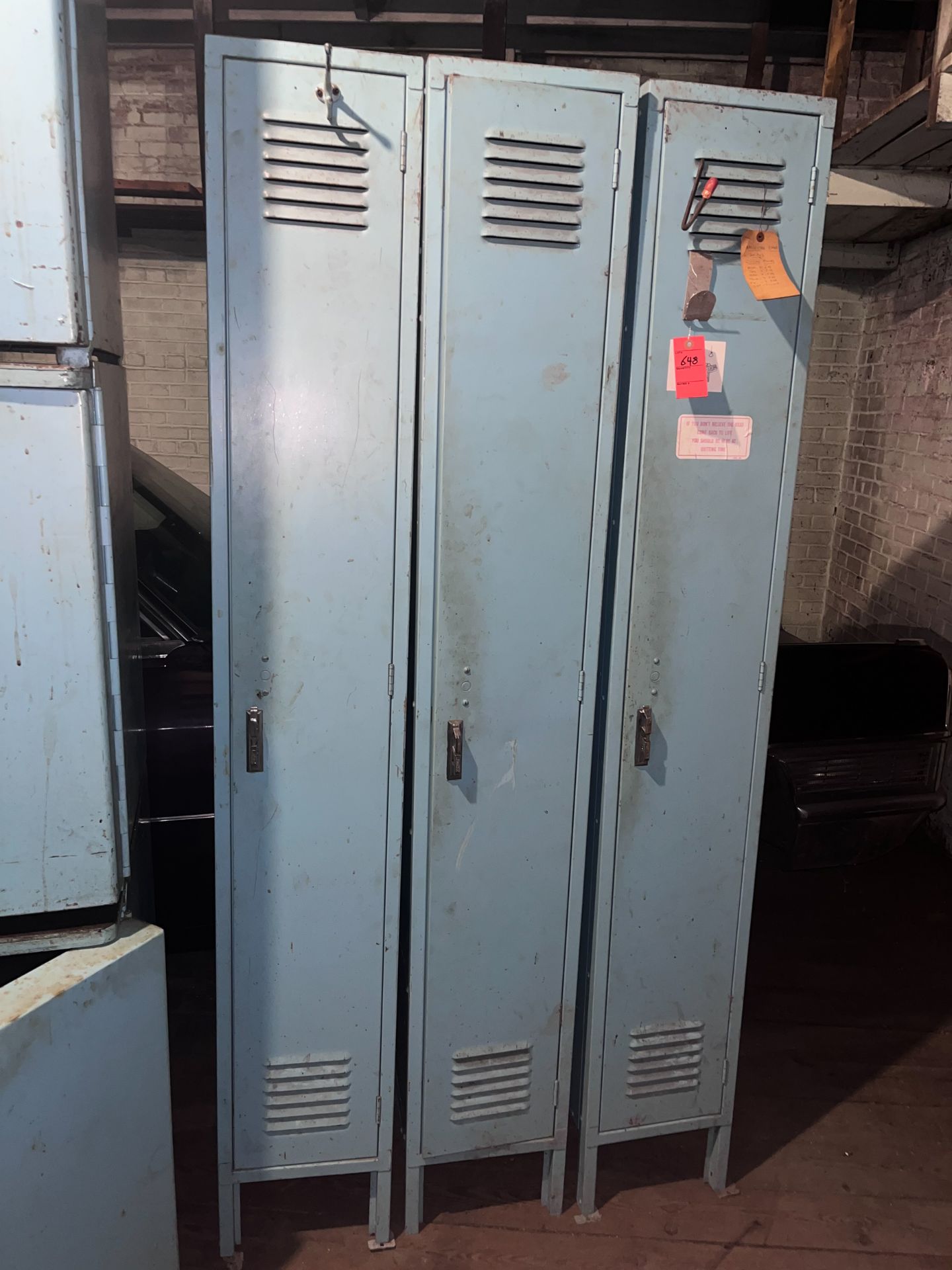 (3) Individual Locker Units