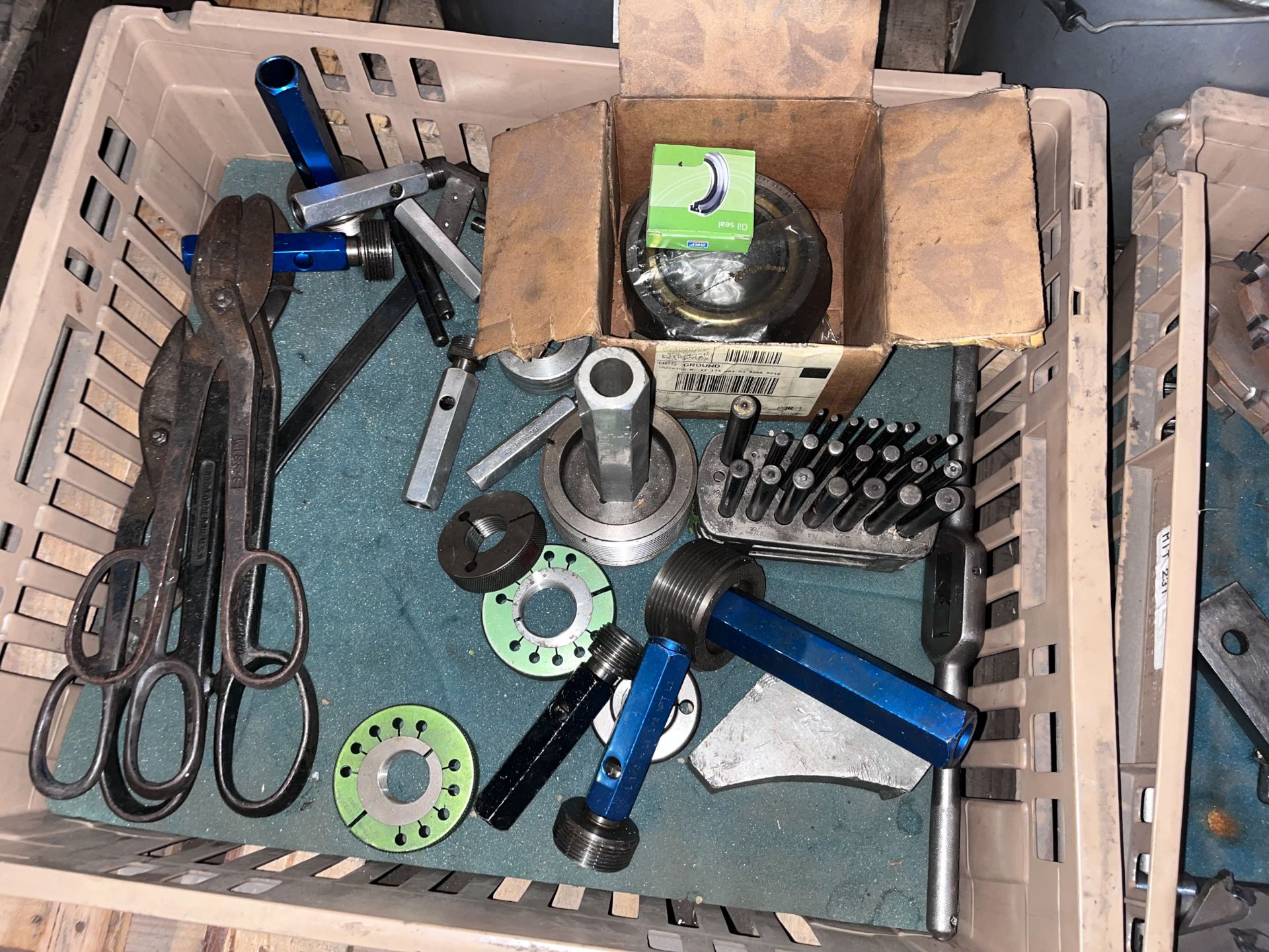 Skid Lot of Assorted Hardware, Snips, Cutters, Mor - Image 3 of 4