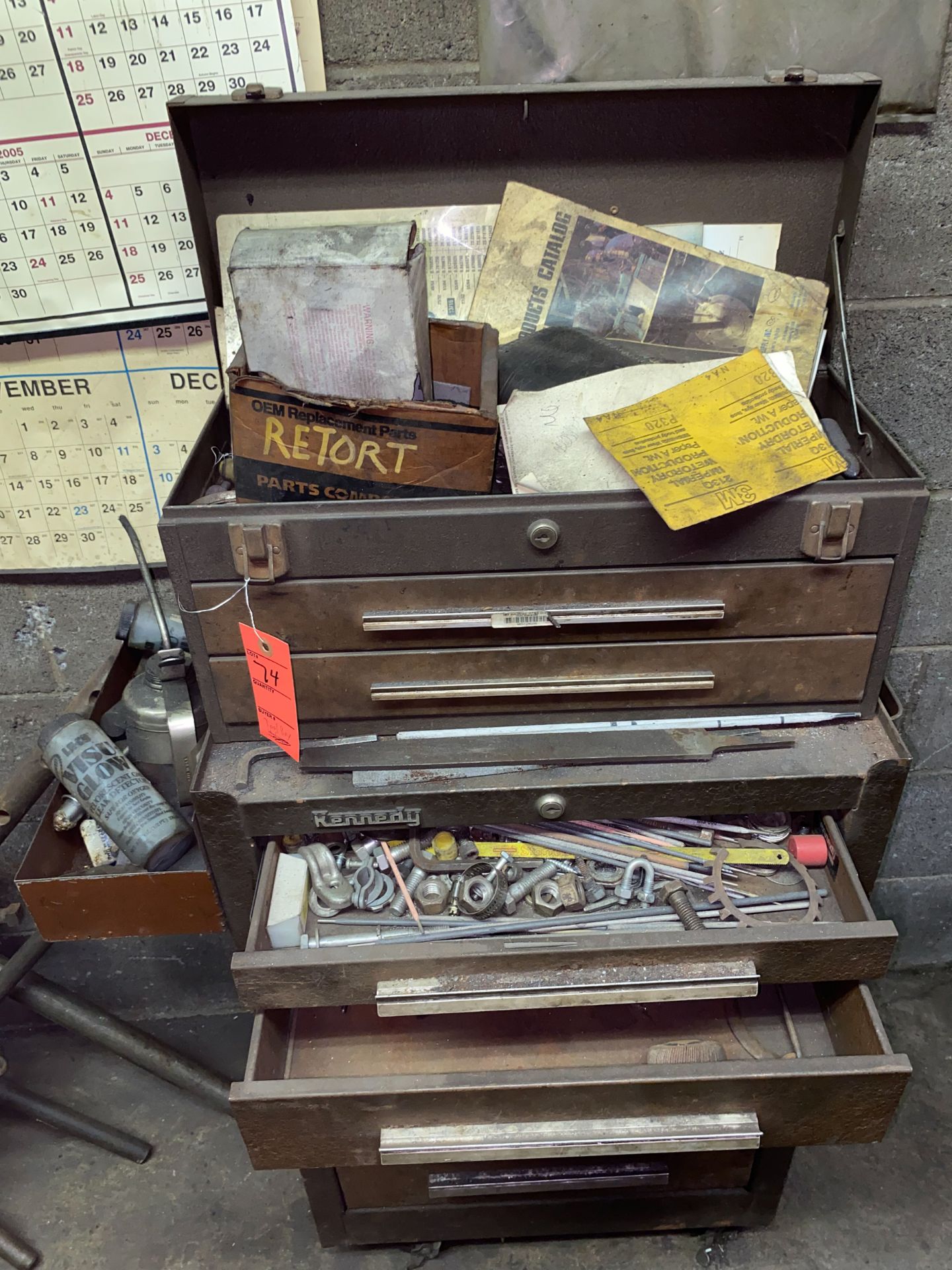 Kennedy Tool Chest W/Contents - Image 2 of 2
