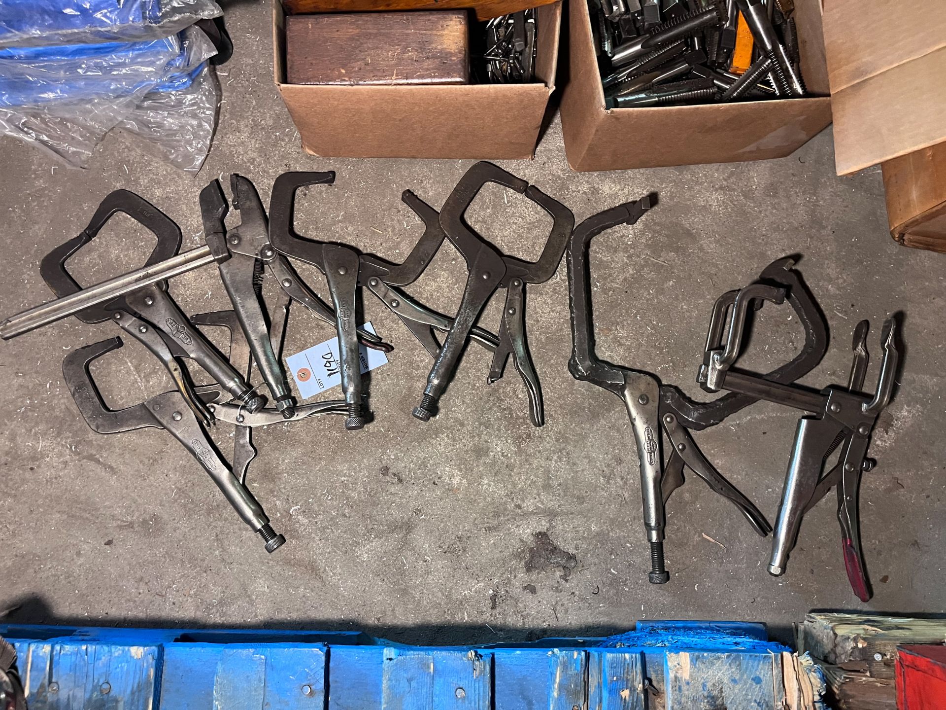 Lot of Locking Vise Clamps
