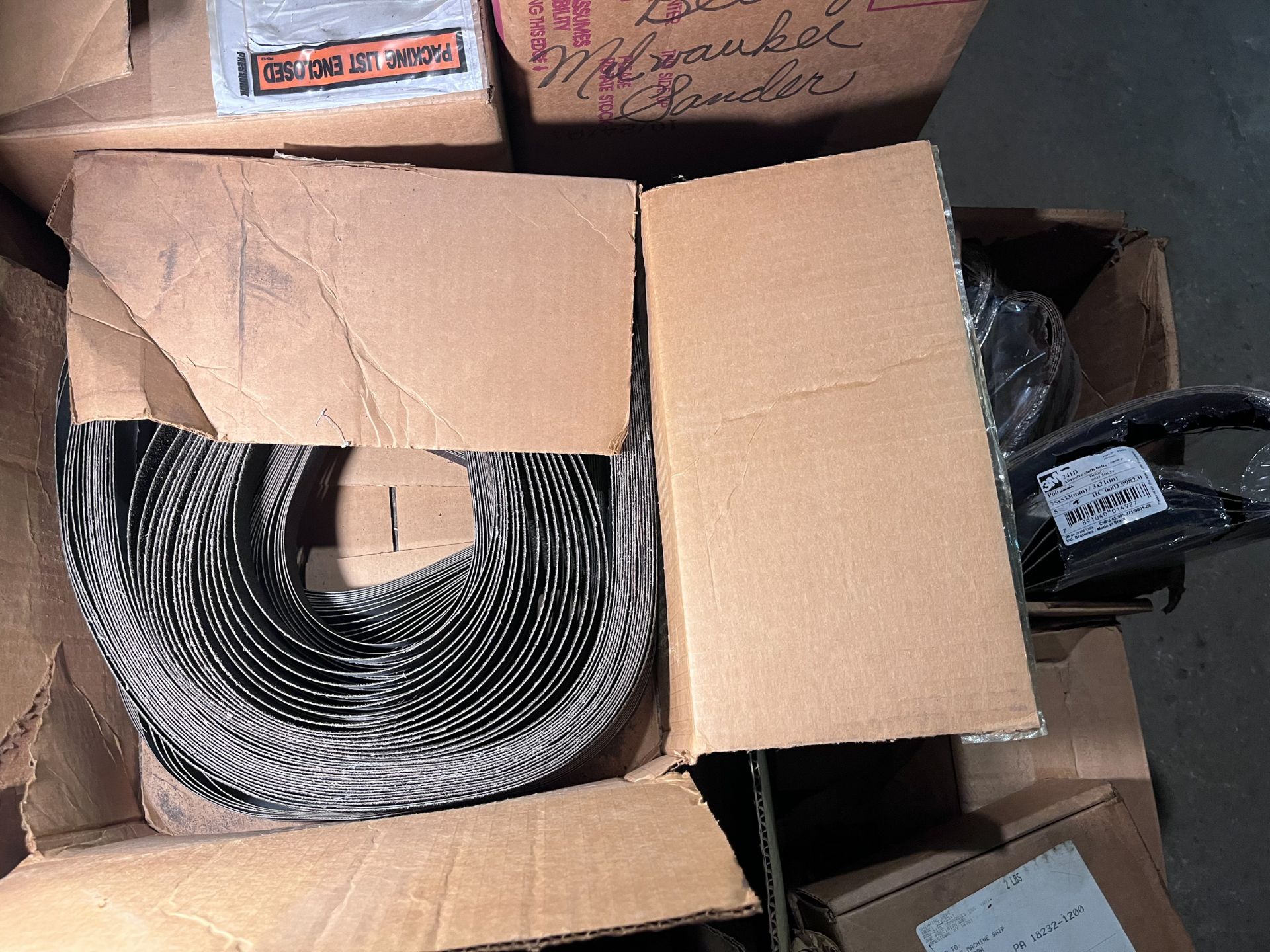 Large Lot of Assorted Abrasive Belts - Image 3 of 4