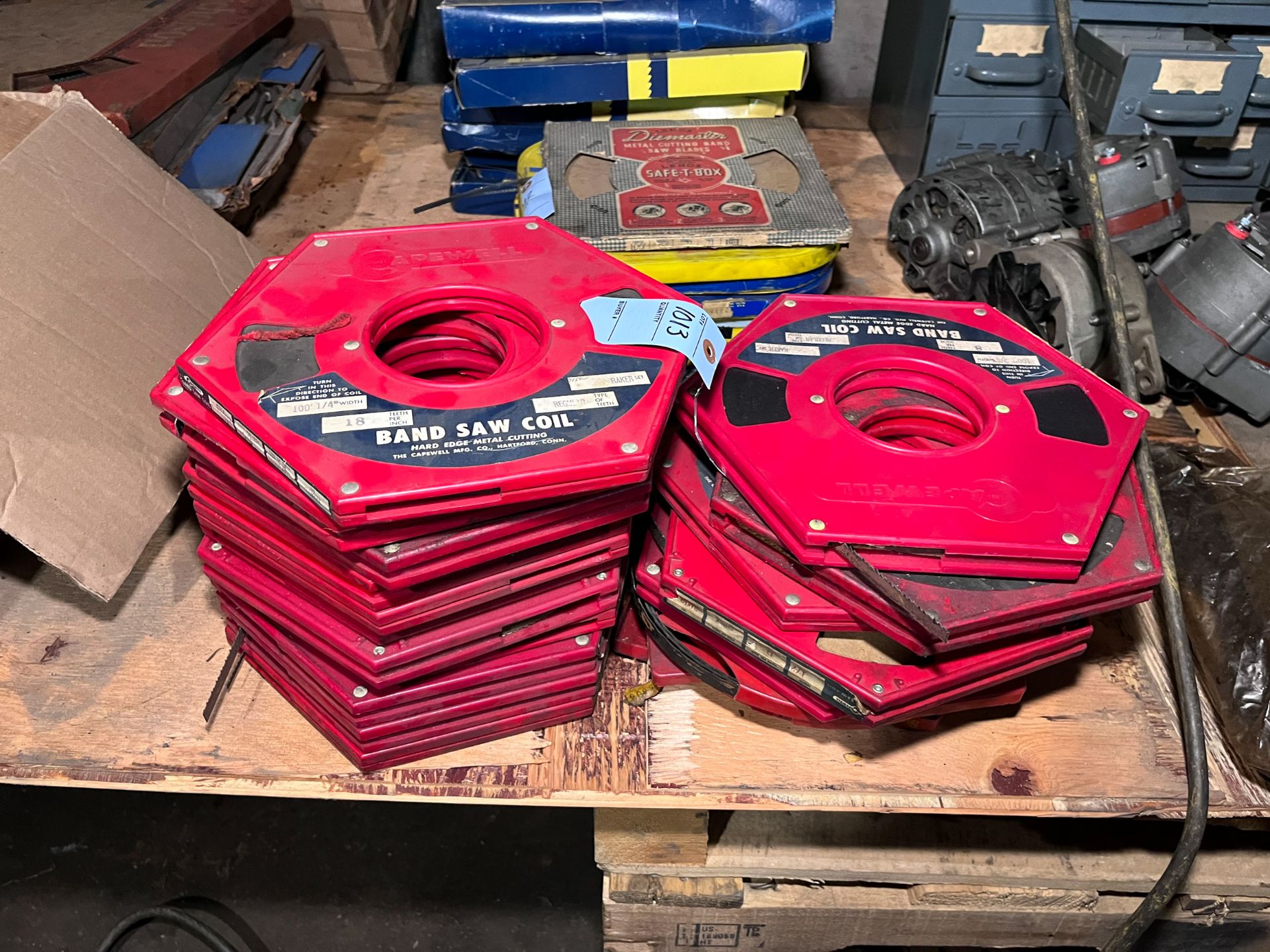 (19) New to Nearly New Capewell Band Saw Blades