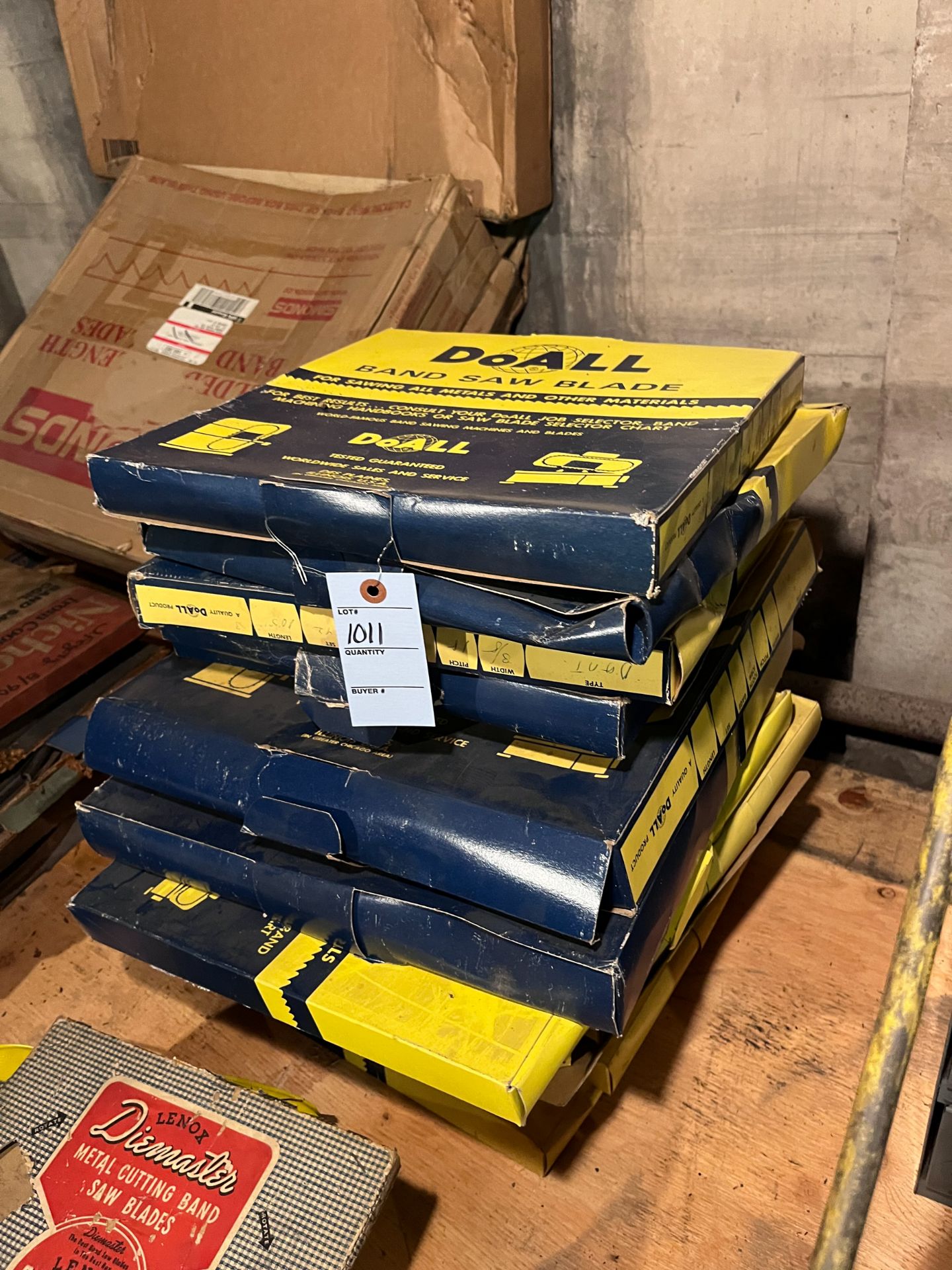 (12) Boxes of Assorted Do All Band Saw Blades