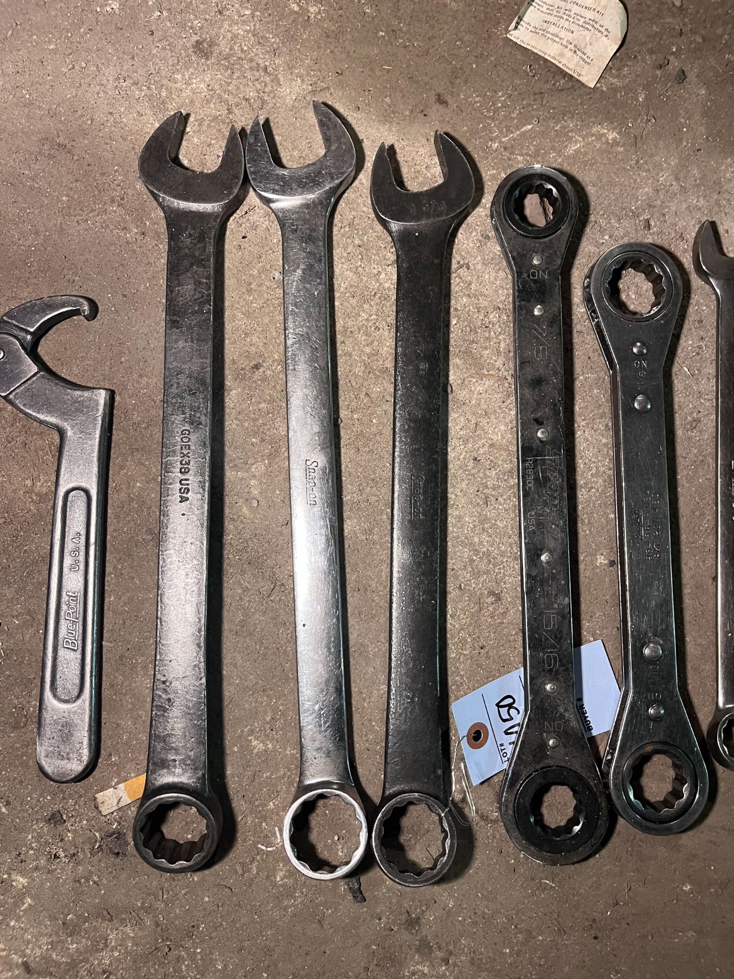 Lot of Assorted Large Combo Wrenches - Image 2 of 3
