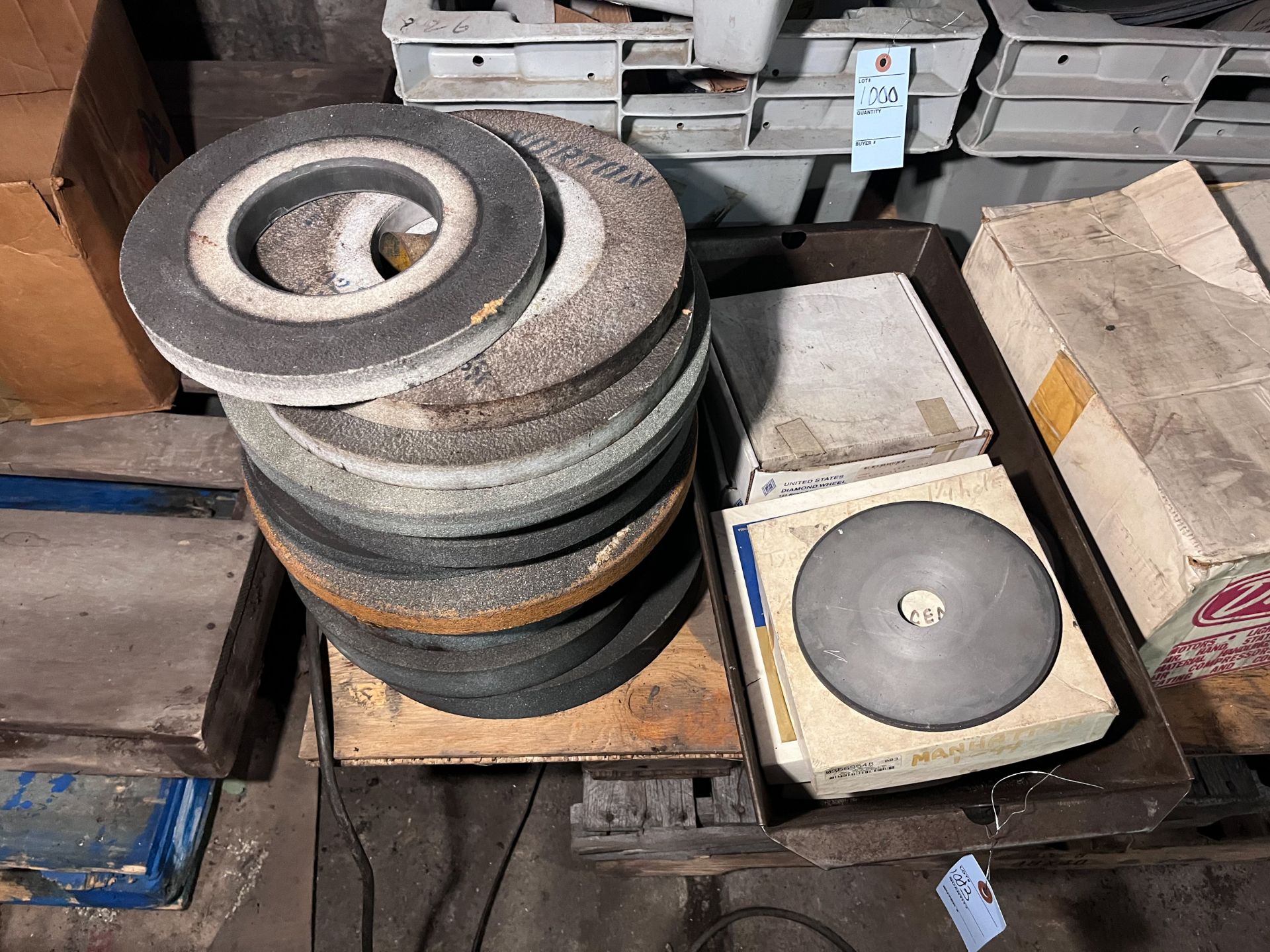 Lot of Assorted Sized Grinding Wheels