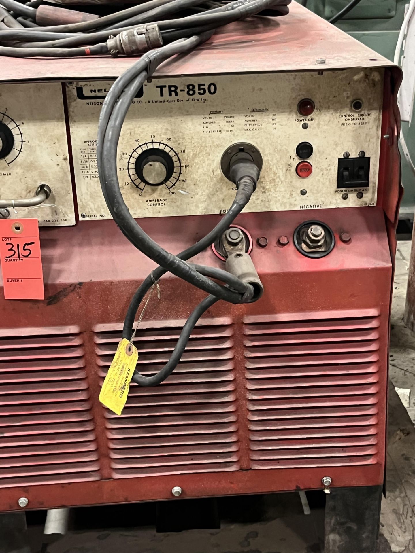 Nelson TR-850 Welder - Image 2 of 3