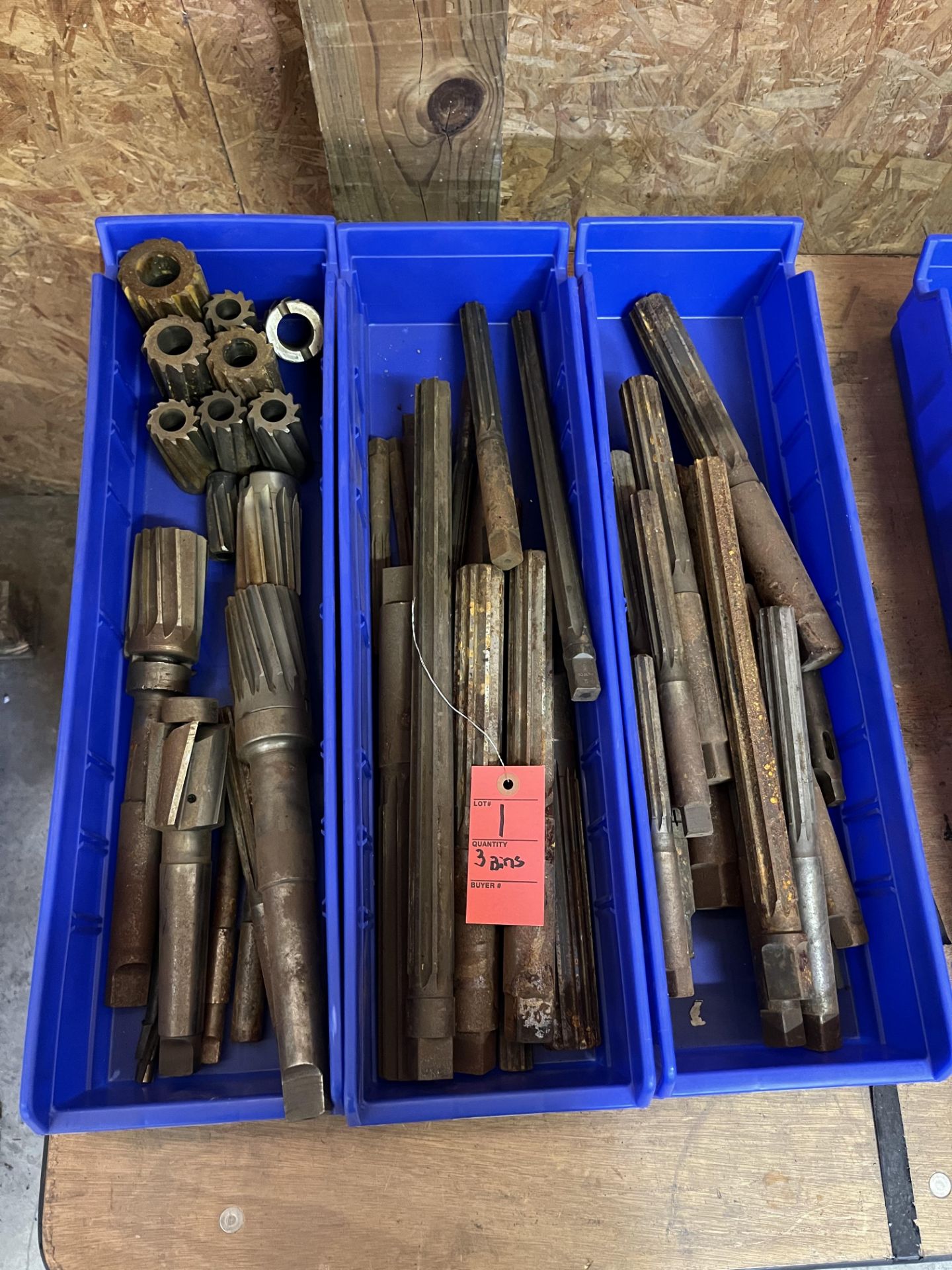 (3) Bins of Assorted Reamers