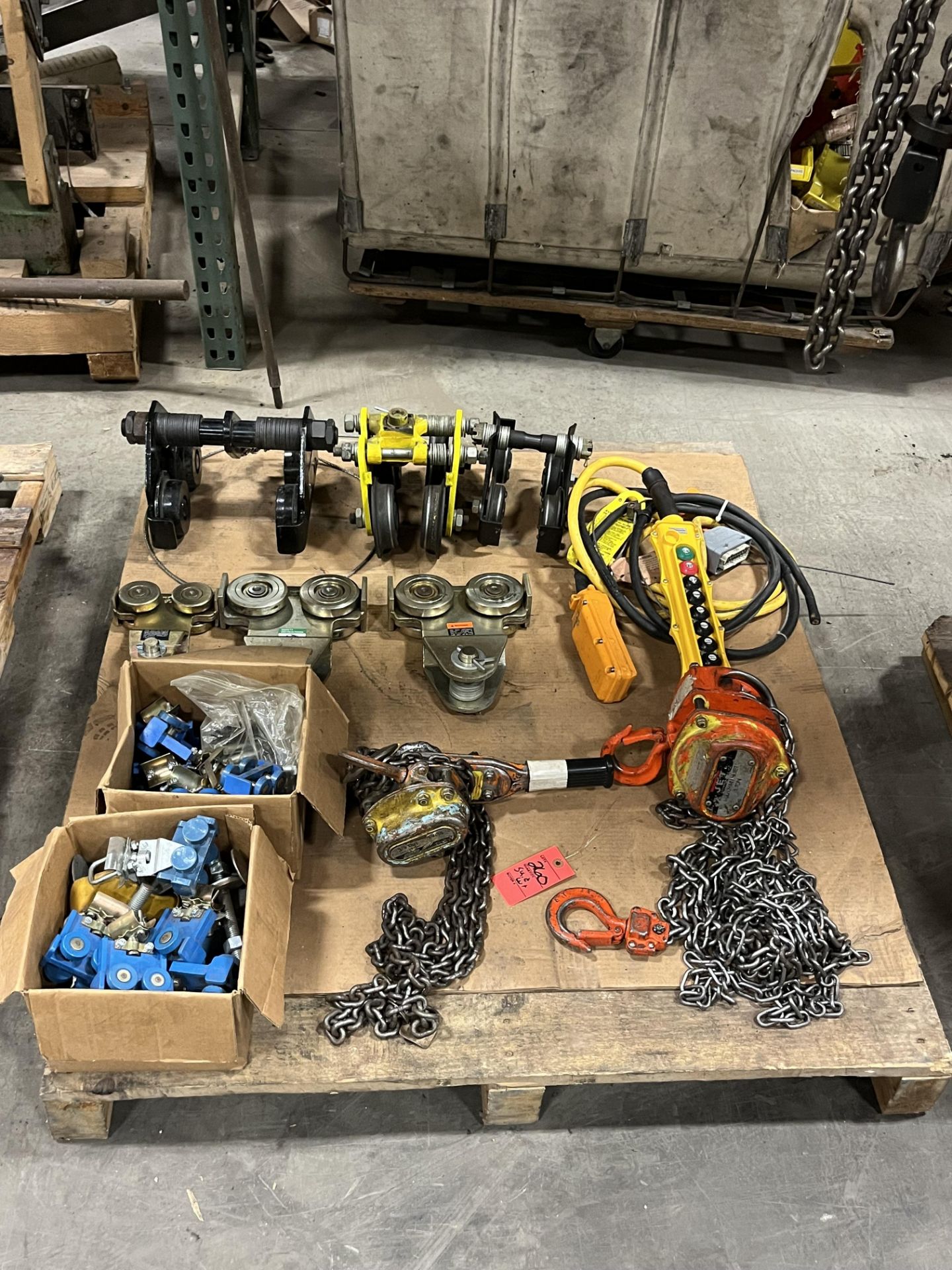 Skid Lot - Chain Hoists, Trollies & More