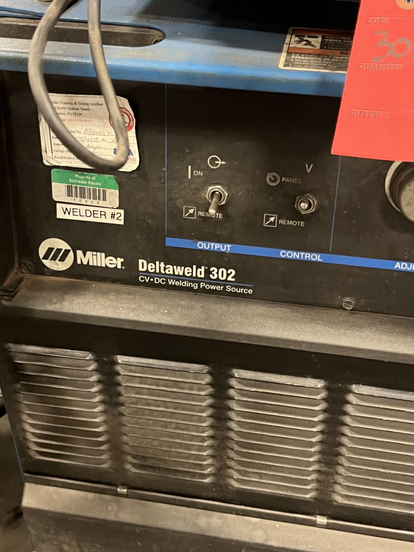 Miller Deltaweld 302 Welding Power Source & 24V - Image 3 of 3