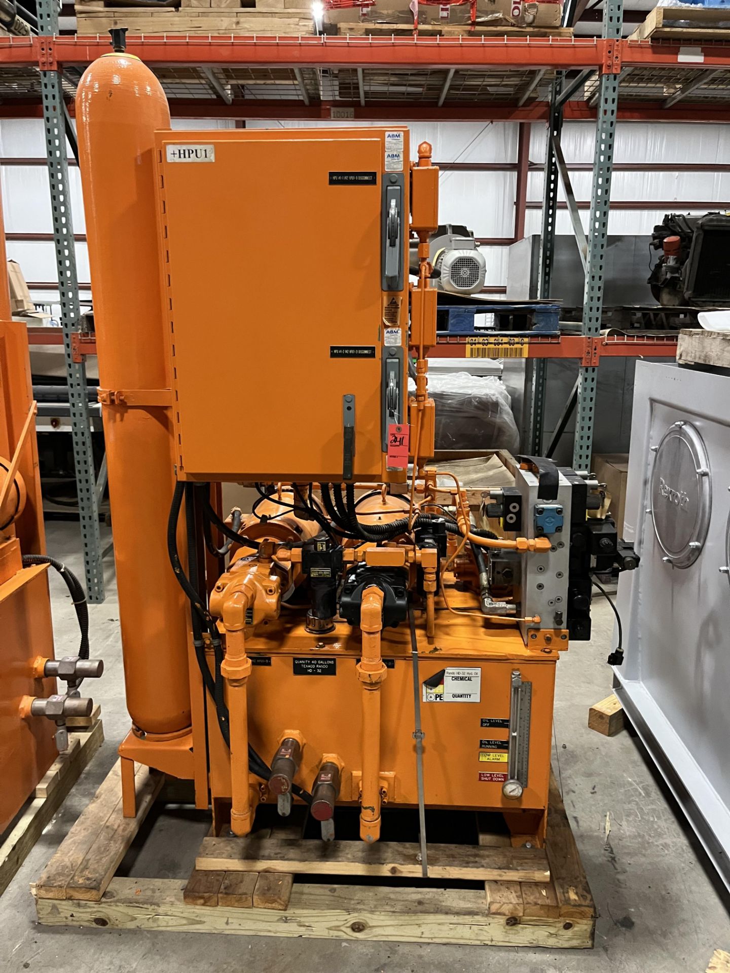 Parker 40GAL, 1000-3000PSI Hydraulic Power Unit