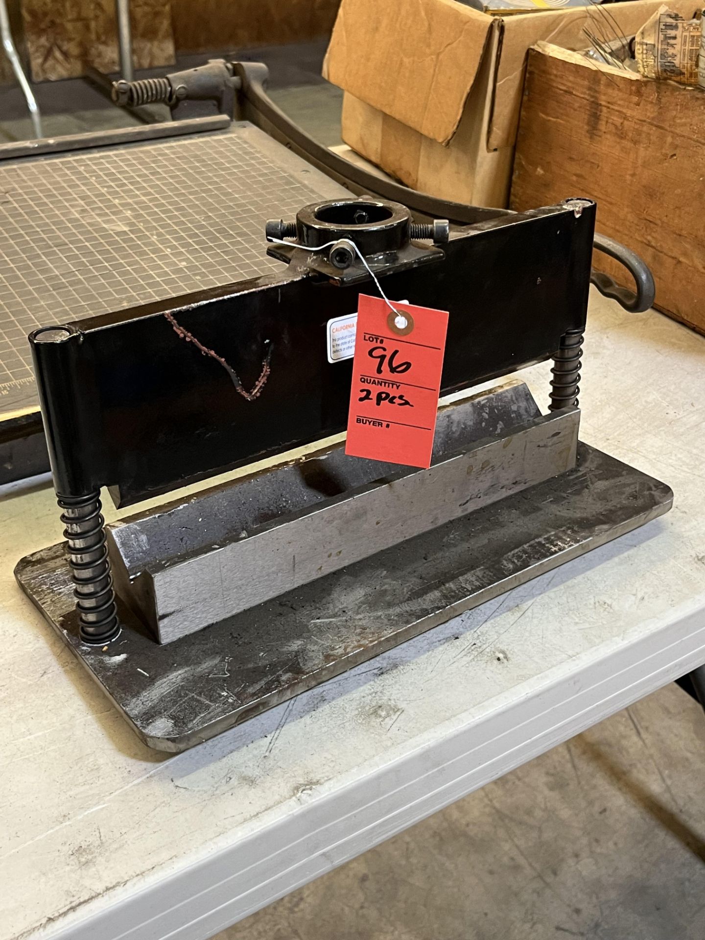 12” Press Brake Tool for H-Frame Press