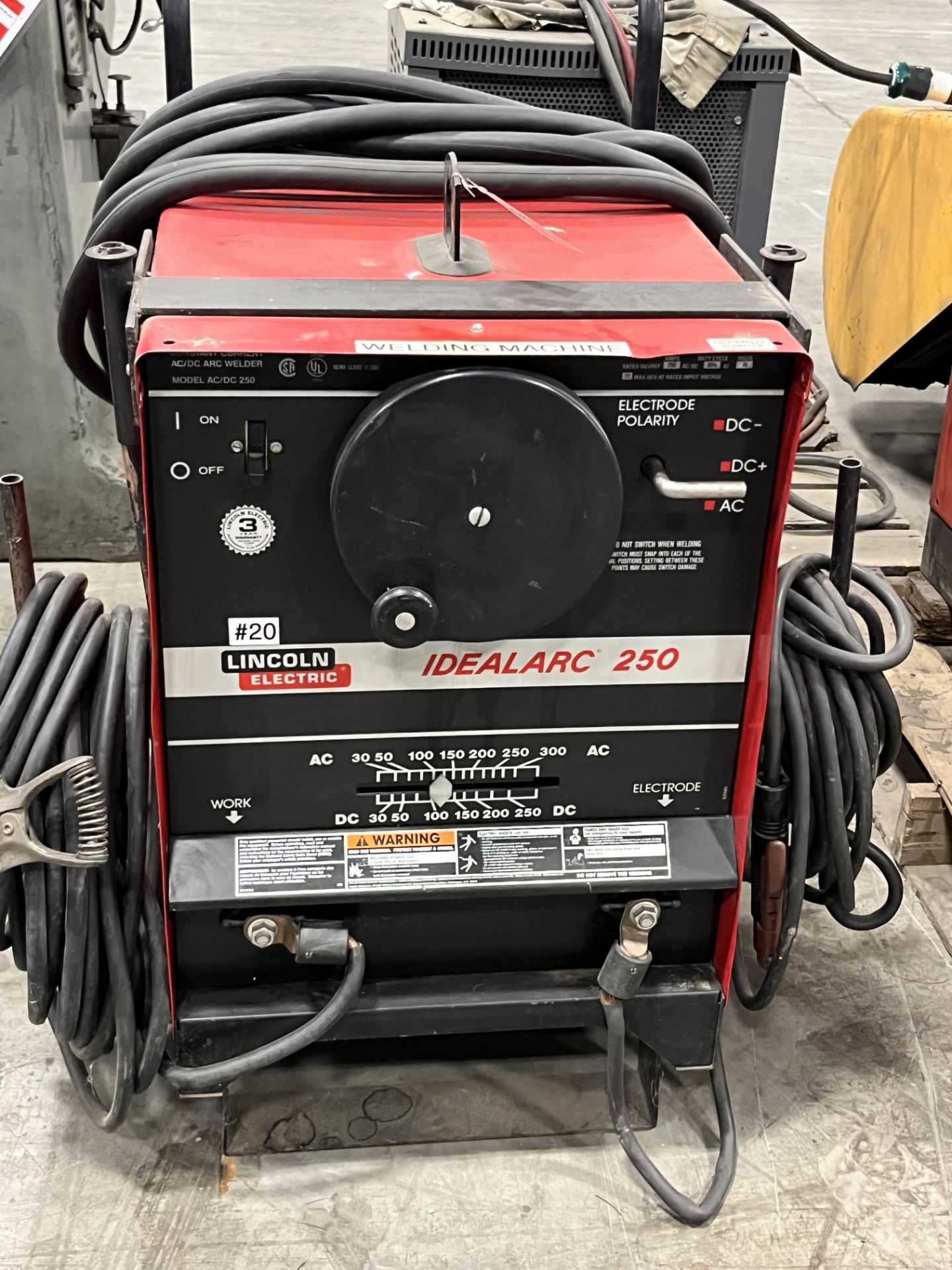 Lincoln Electric Idealarc 250 Welder - Image 3 of 3