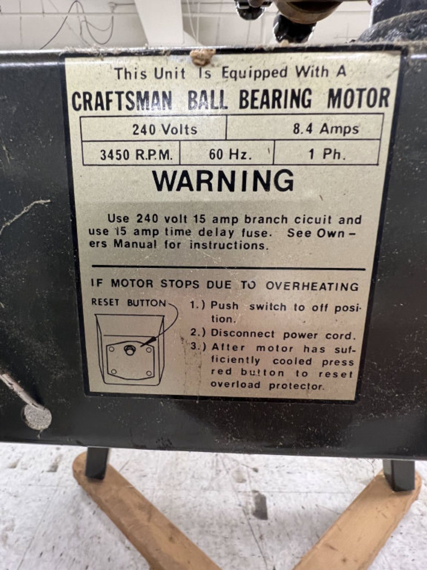 Sears/Craftsman 12" Radial Arm Saw - Image 4 of 5