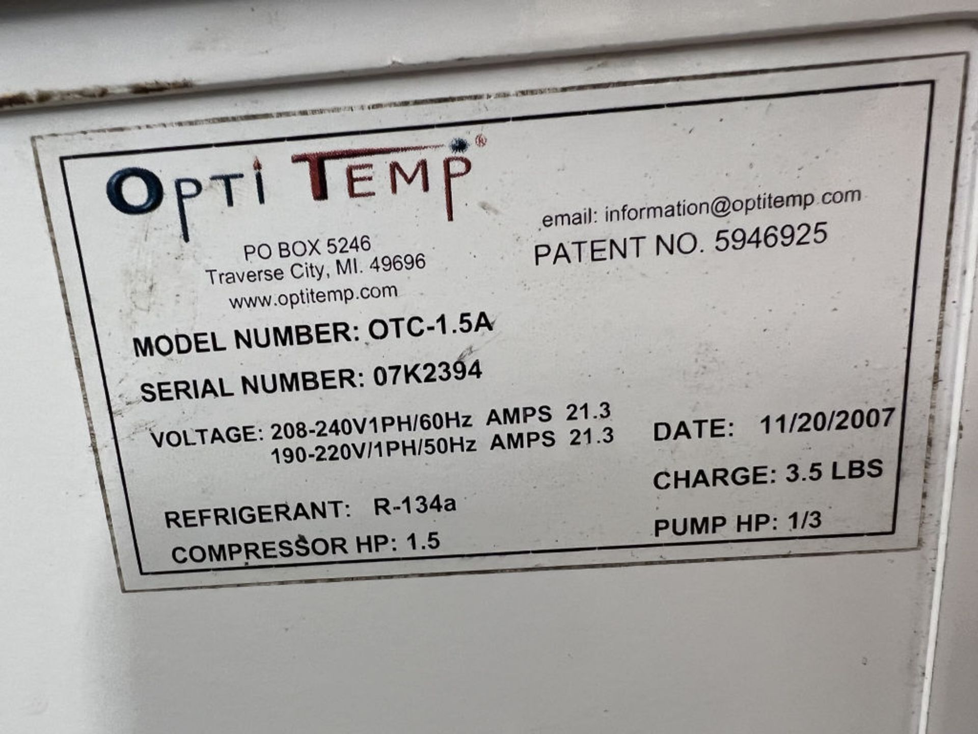 Opti Temp Chilller - Image 5 of 5