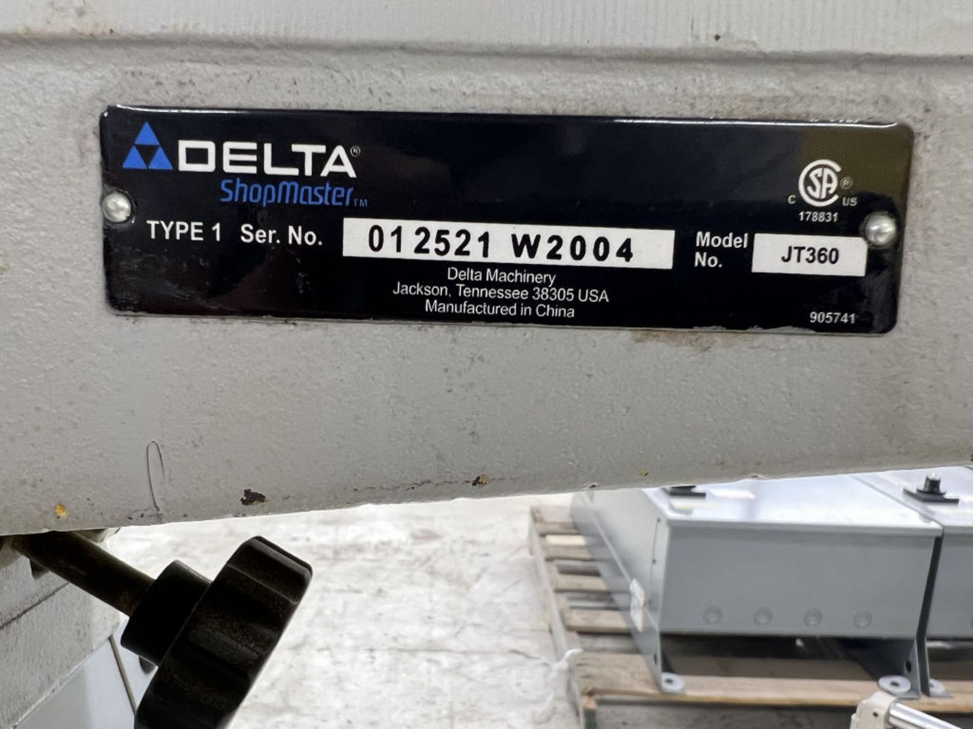 Delta Shop Master Type 1 6" Jointer - Image 3 of 4
