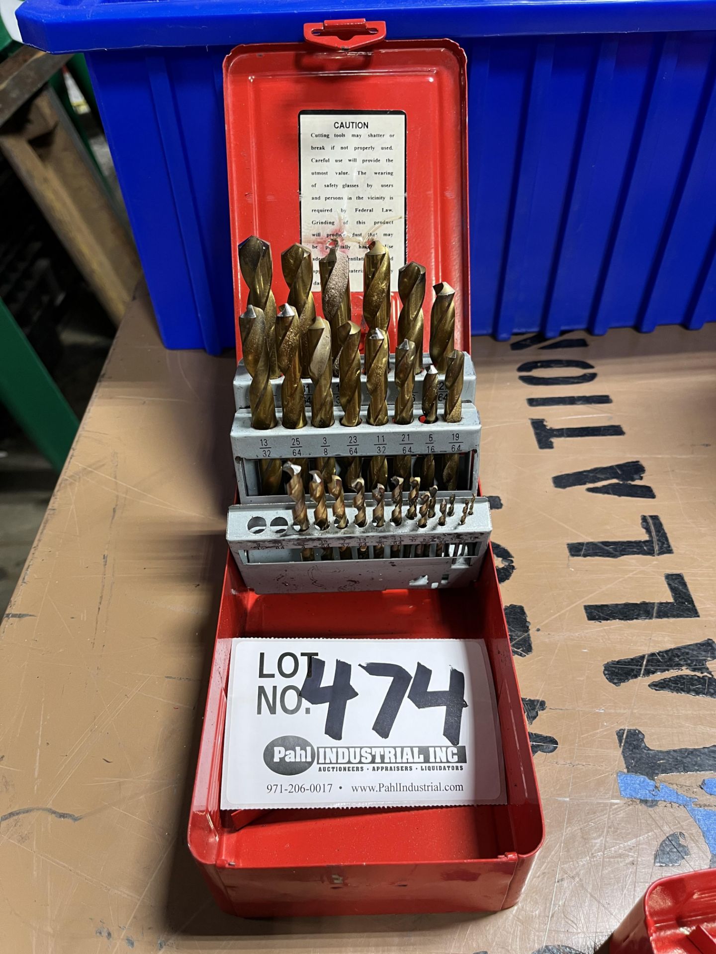 Drill Bit Index 1/16" - 1/2"