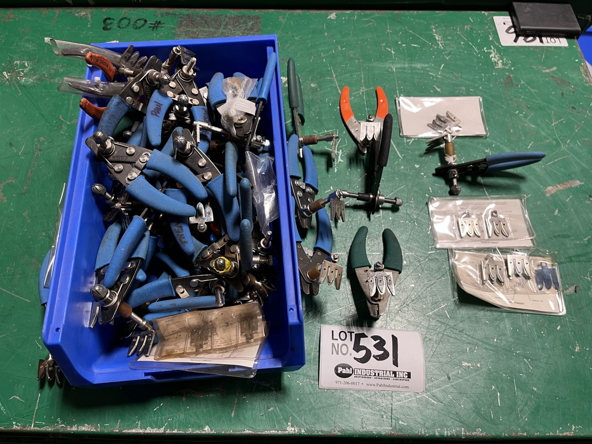 Large Assortment Wire Stripping Hand Tools