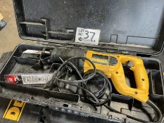 DeWalt 35" Corded Sawzall with (2) 12V batteries & charger